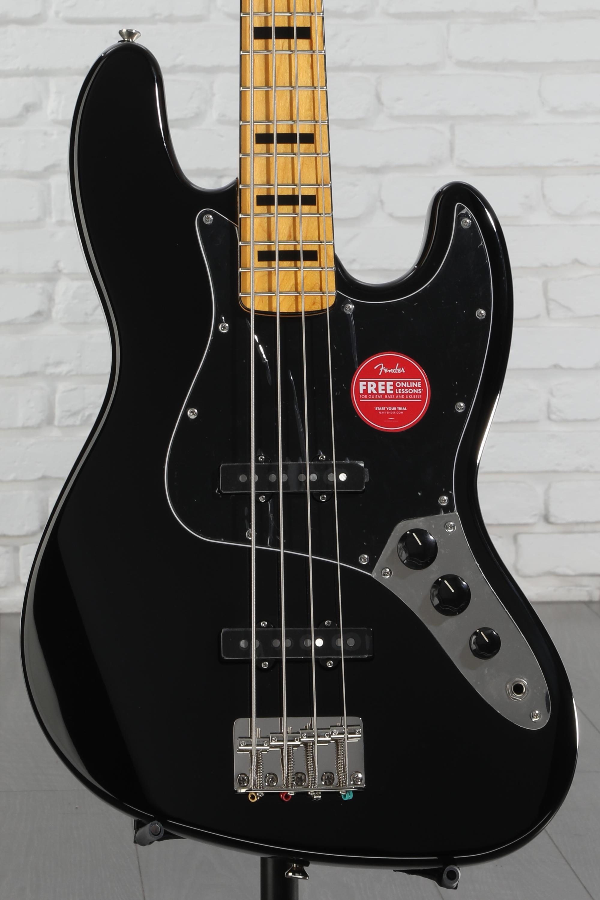 Squier Classic Vibe '70s Jazz Bass - Black | Sweetwater