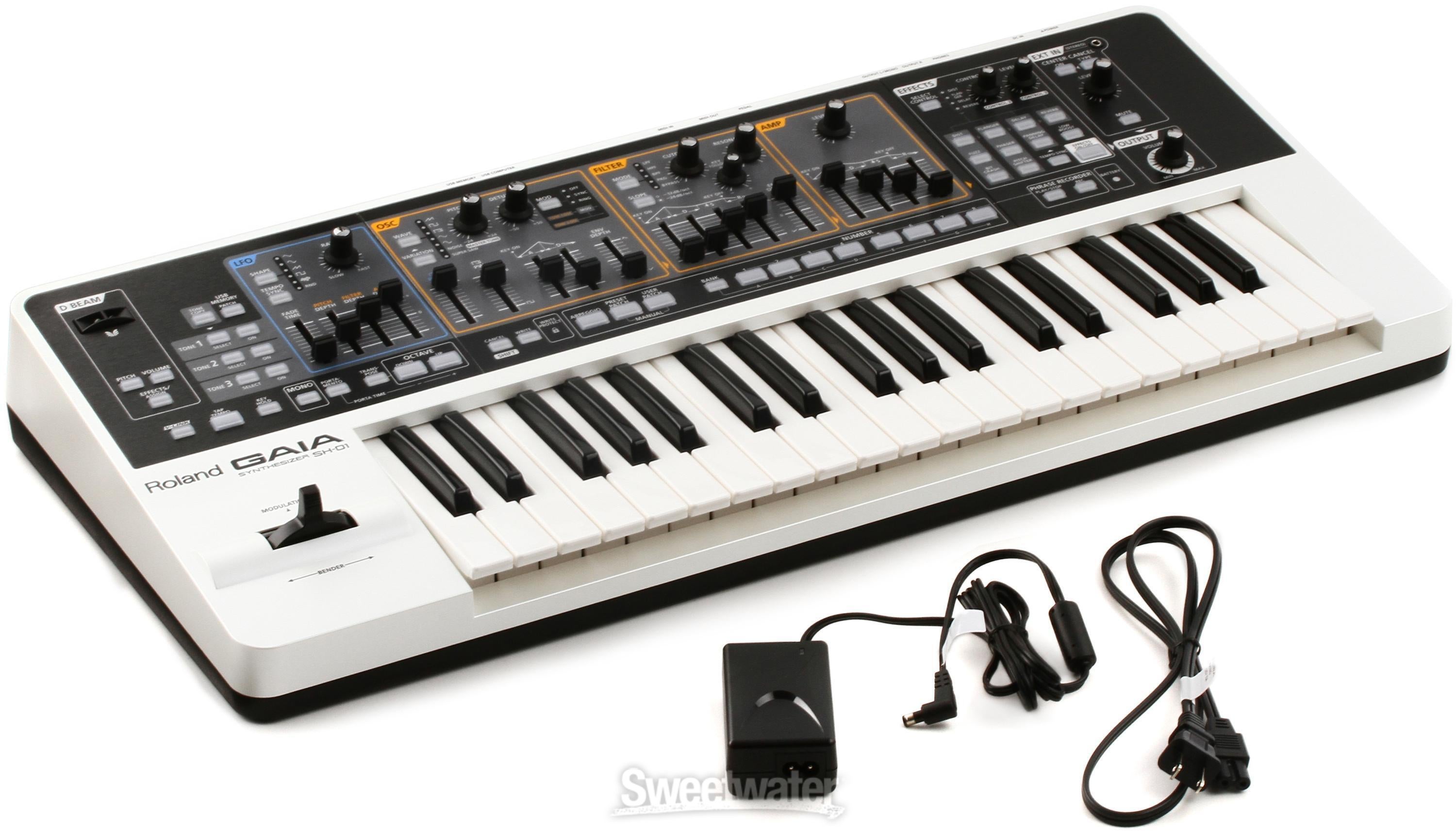 Roland GAIA SH-01 Virtual Analog Synthesizer Reviews | Sweetwater