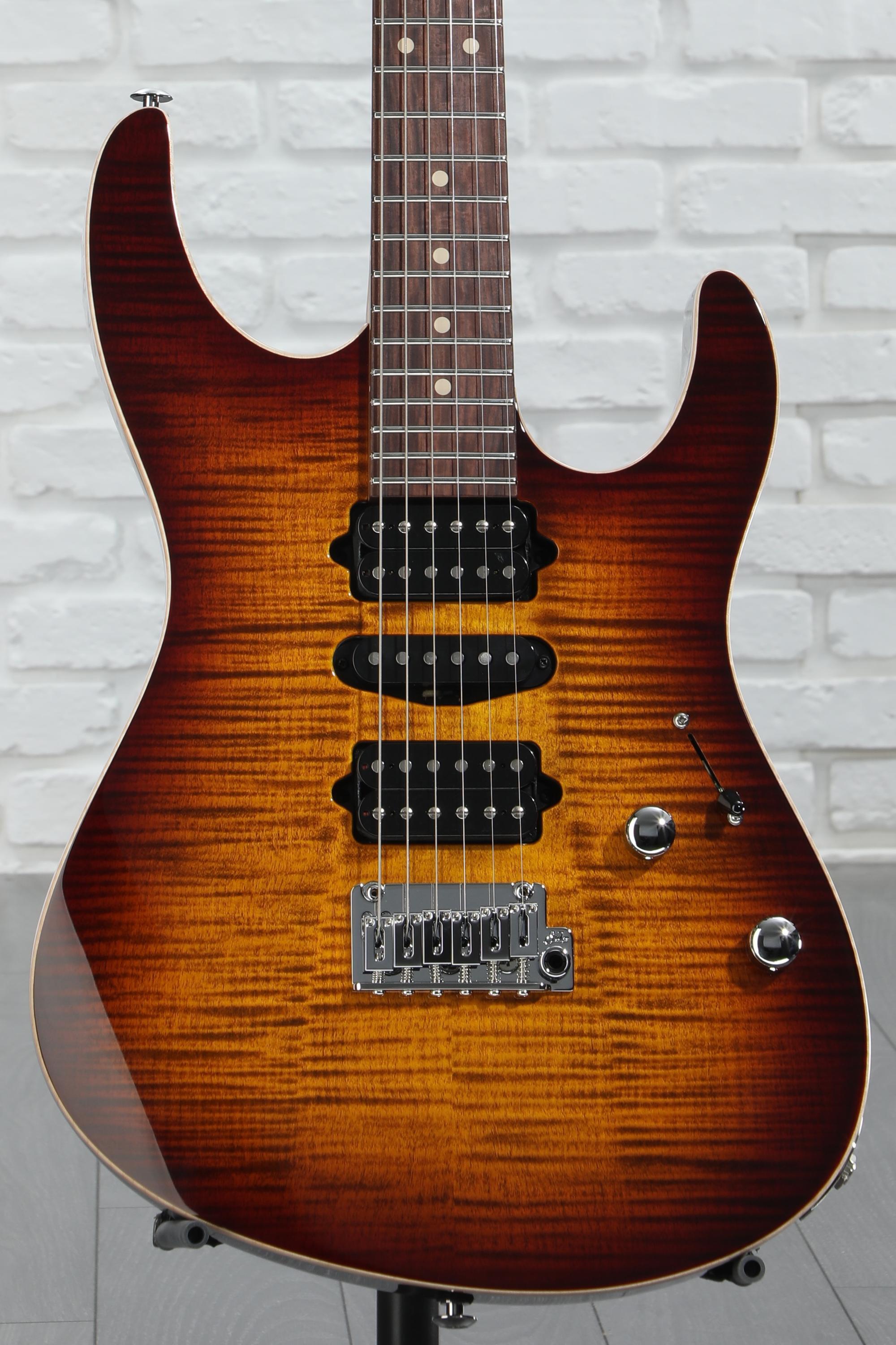 ギター Suhr JST Standard Plus Bengal Burst Suhr Standard Plus Guitar, Bengal Burst, Pau Ferro