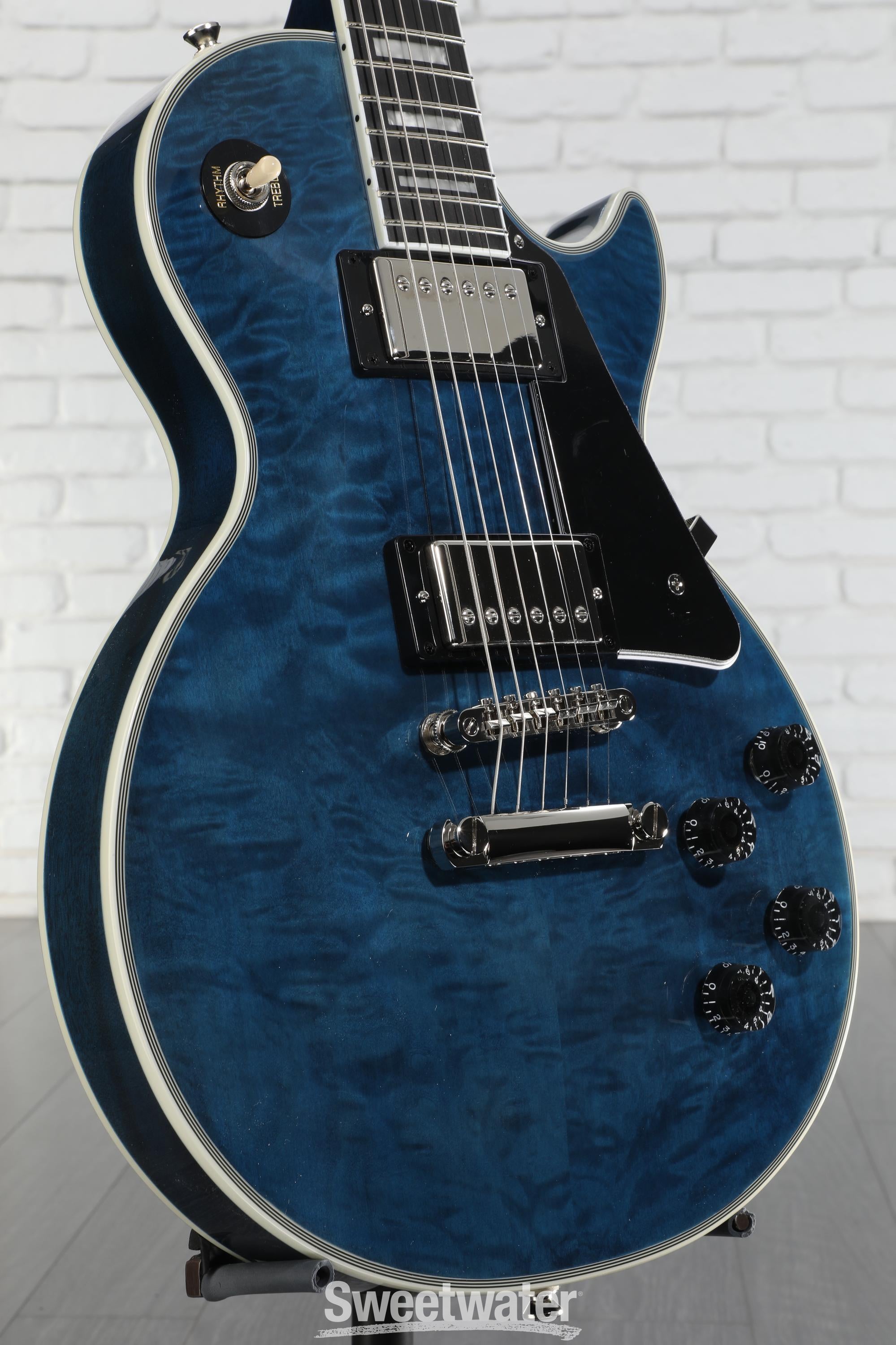 ギター Epiphone LesPaul Custom Quilt Viper Blue Epiphone Les Paul Custom Quilt Viper Blue - What To Know