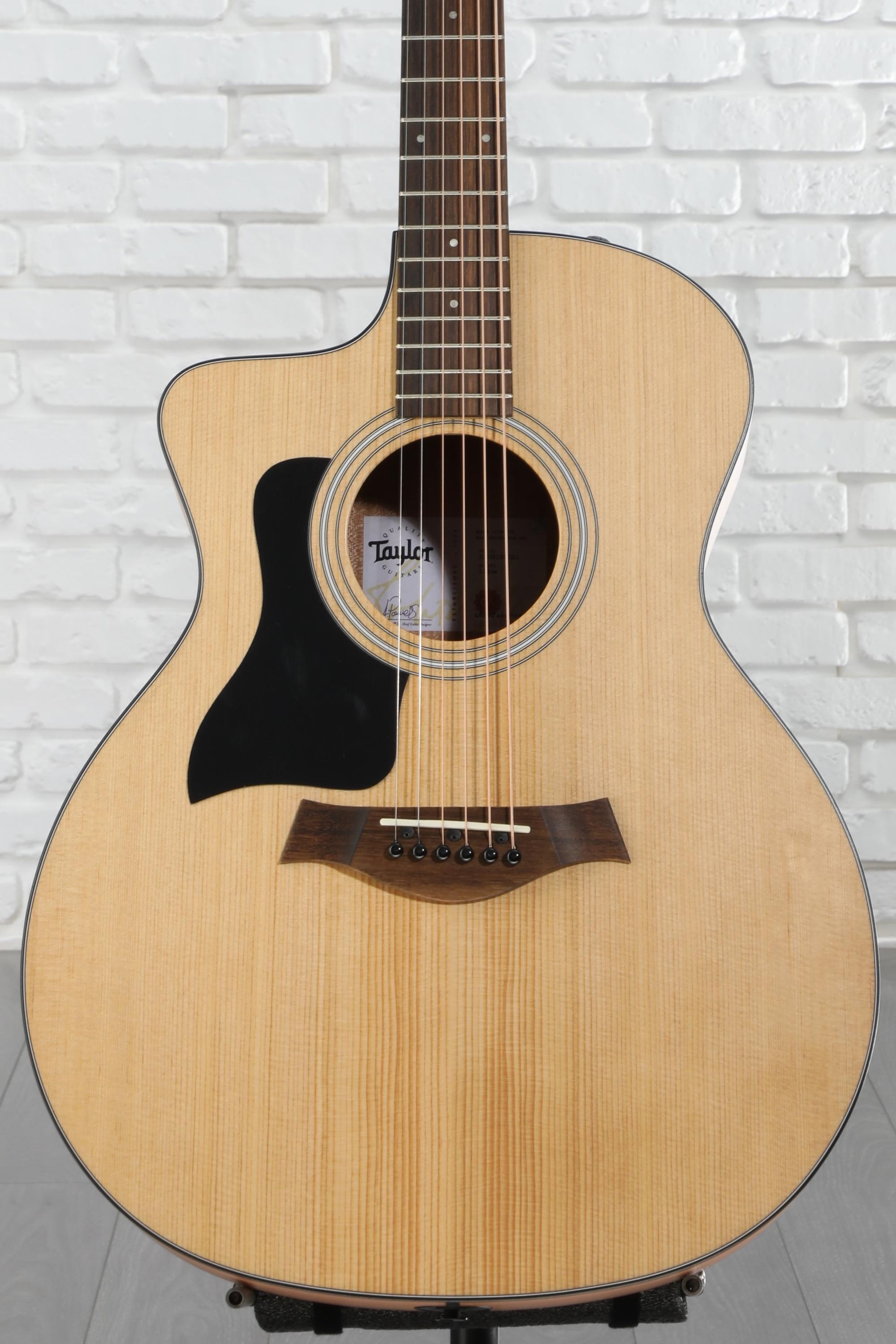 Taylor 114ce Left-handed Acoustic-electric Guitar - Natural Sapele