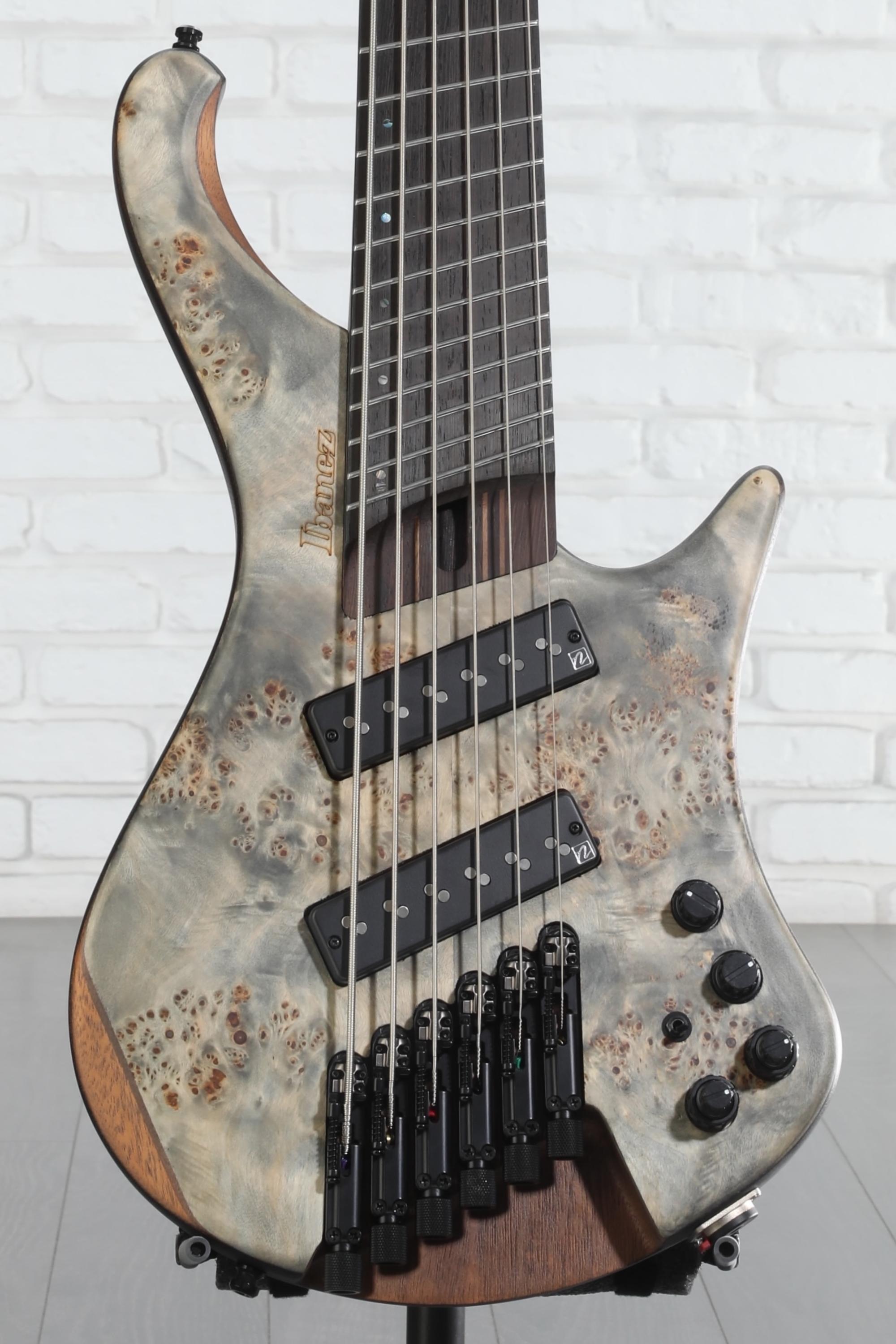 Ibanez EHB1506MS ベース Ibanez Bass Workshop EHB1506MS Bass Guitar - Black Ice Flat