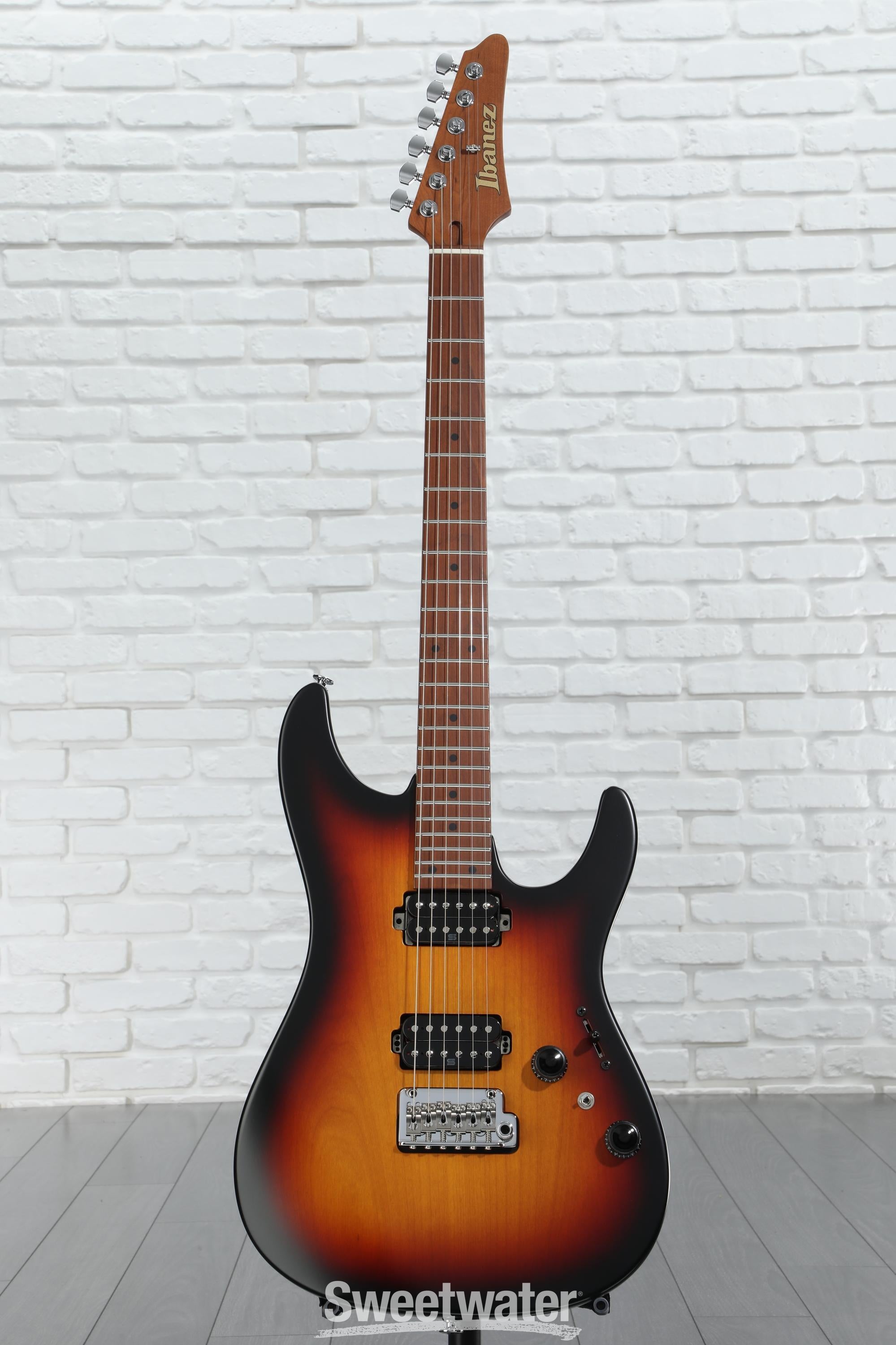Ibanez AZ2402 Prestige HH Roasted Maple Neck –Tri-Fade Burst