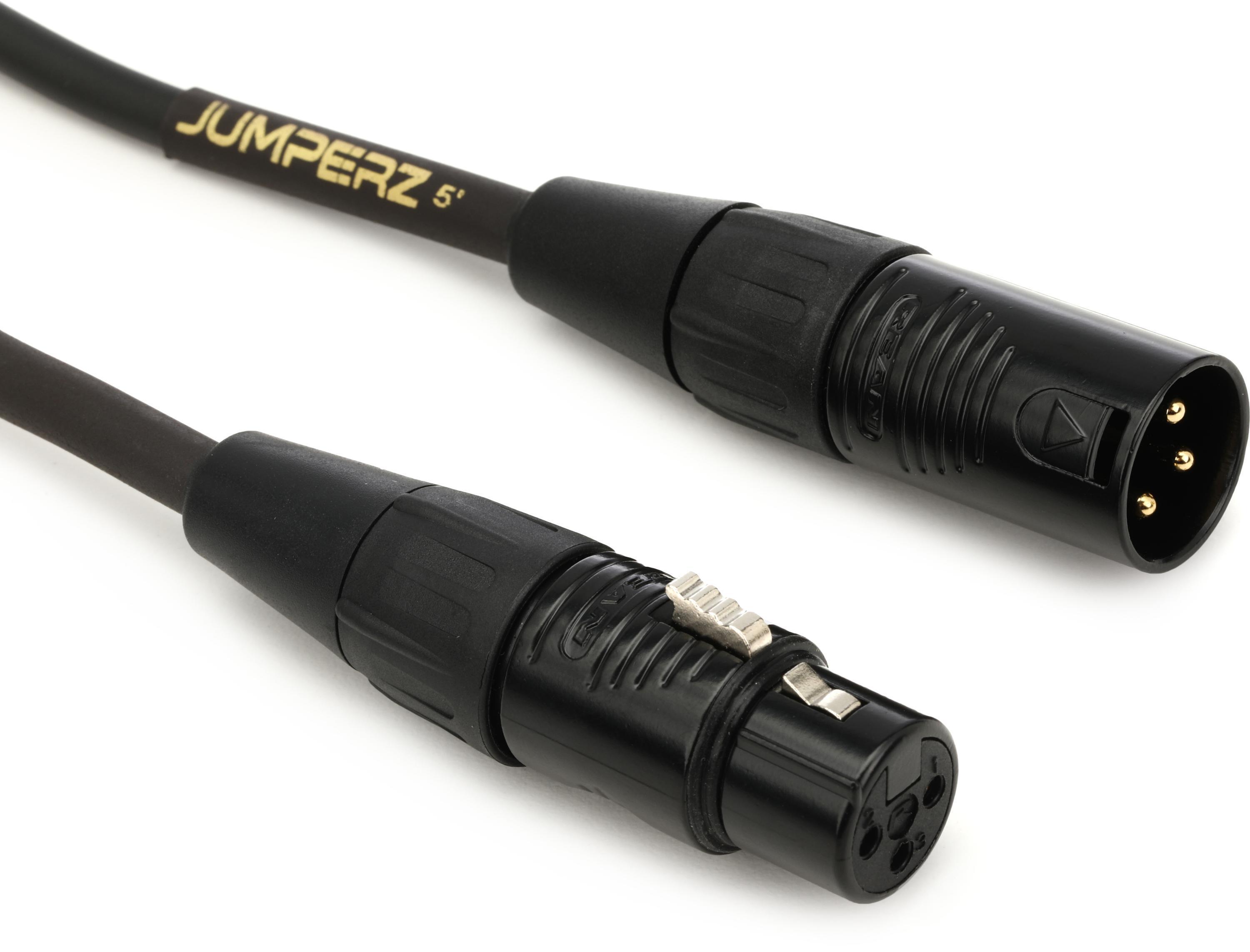 Photo of JUMPERZ JGM-5 Gold Microphone Cable - 5 foot