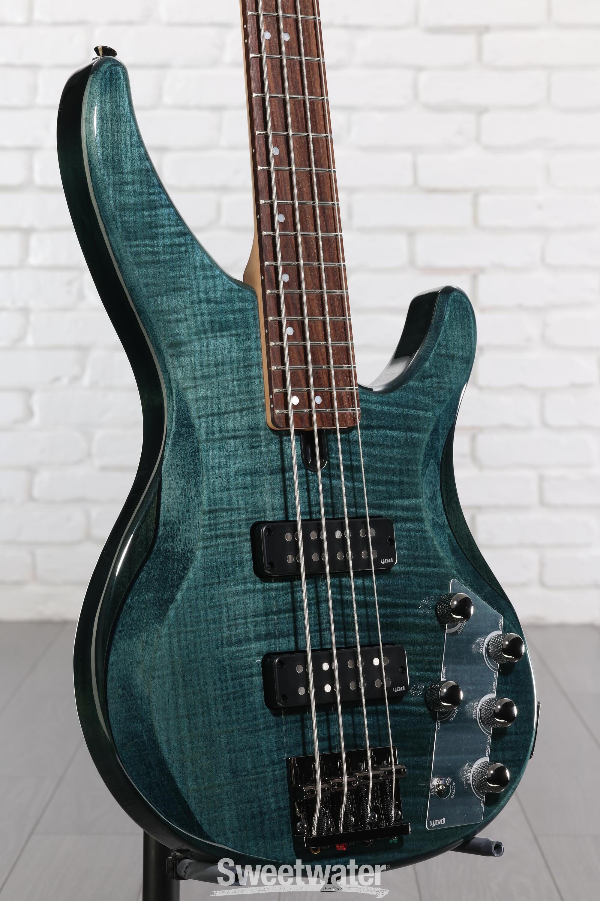 Photo of Yamaha TRBX604FM 4-string Bass Guitar - Indigo Blue