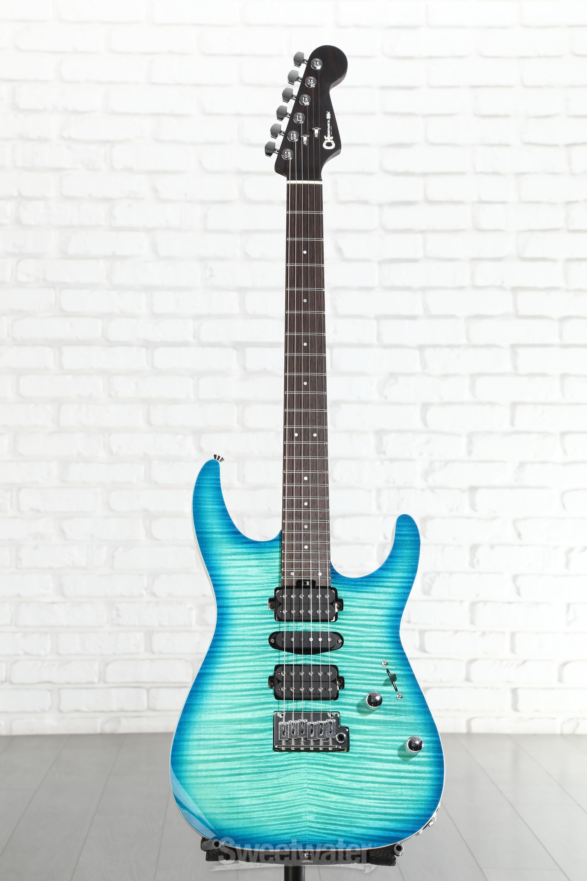 Charvel MJ DK24 HSH 2PT Electric Guitar - Caribbean Burst | Sweetwater