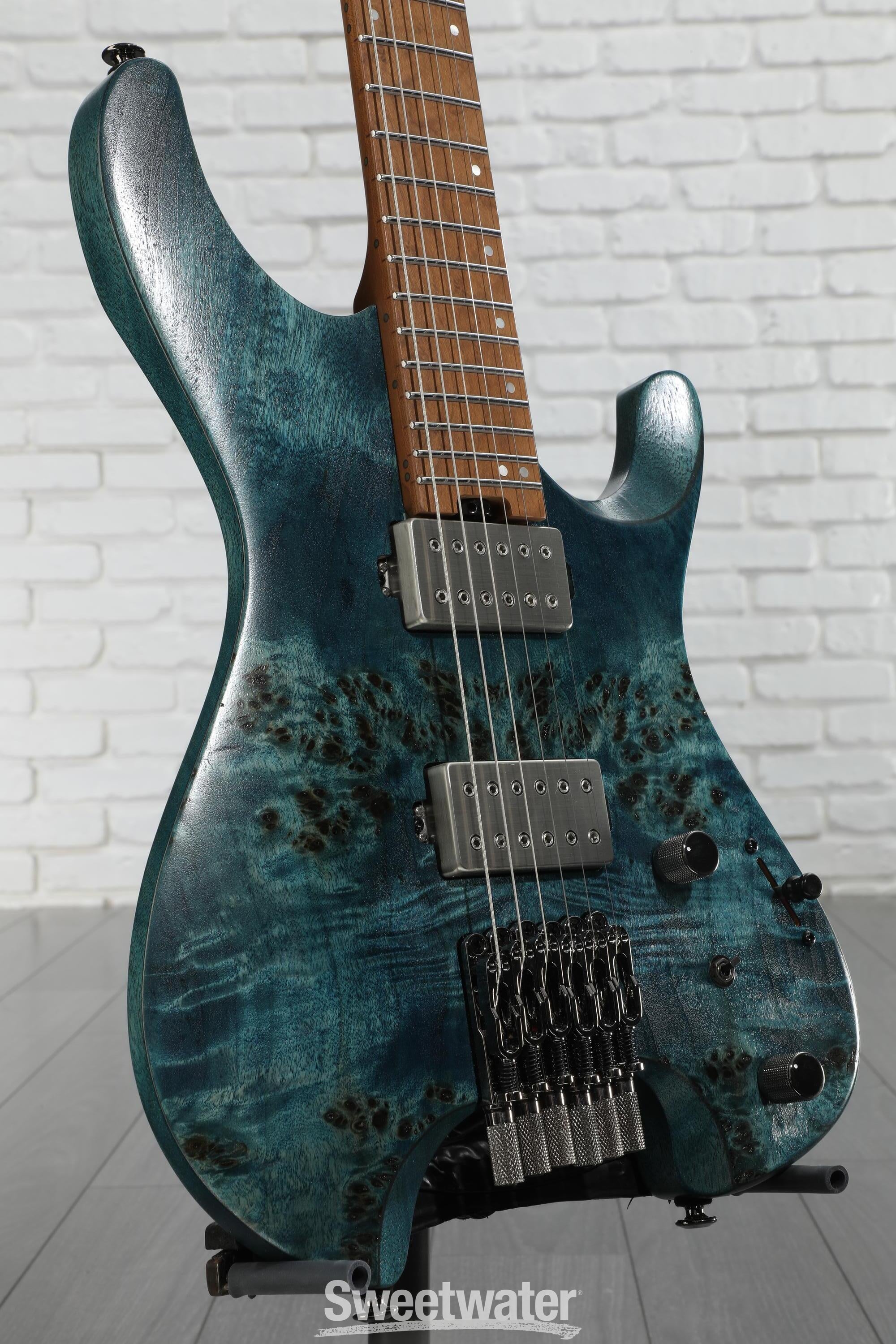 Ibanez Q52PB Electric Guitar - Cosmic Blue Low Gloss | Sweetwater