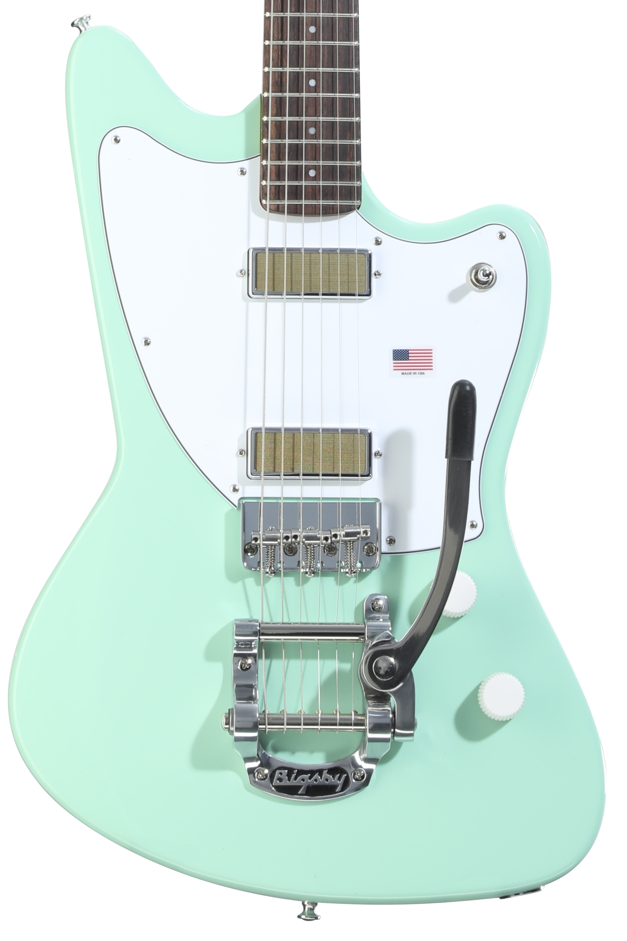 Harmony Silhouette Electric Guitar with Bigsby - Surf Green