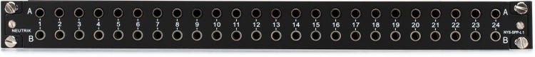 Neutrik NYS-SPP-L1 48-point 1/4" TRS Balanced Patchbay