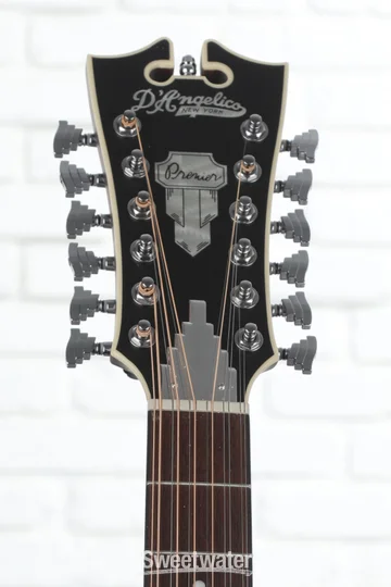 D'Angelico Premier Fulton LS 12-string Acoustic-electric Guitar - Mahogany Satin