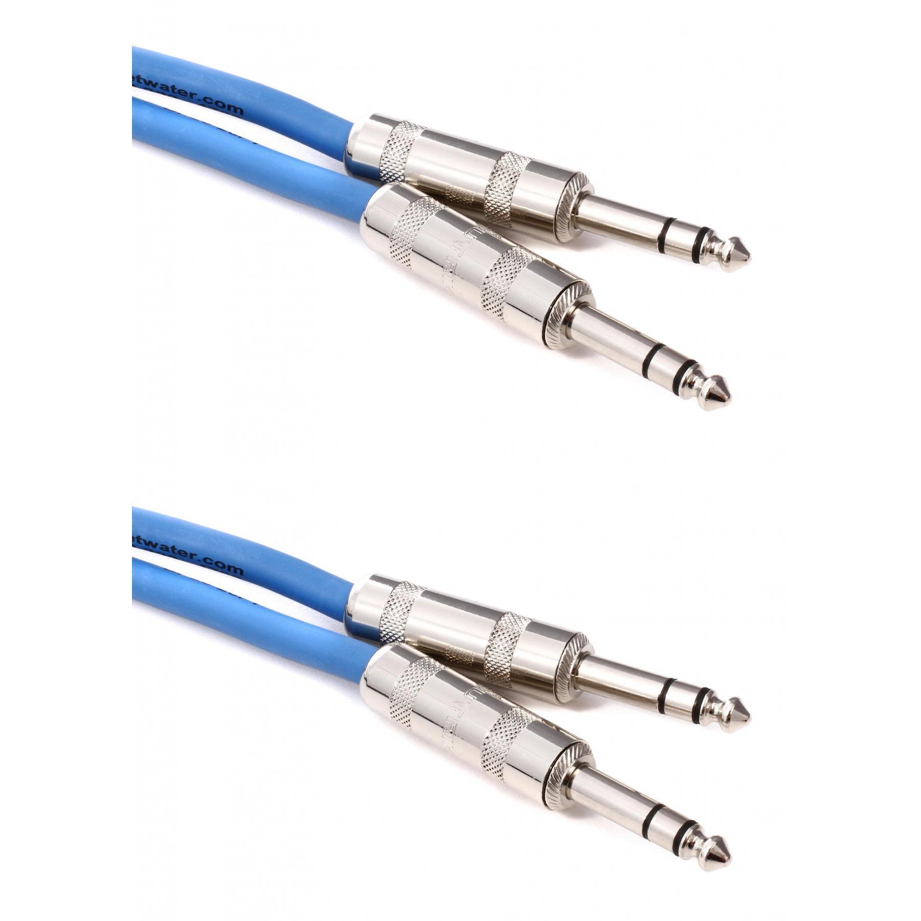 Pro Co BP20 Excellines Balanced Patch Cable 1/4inch TRS Male to 1/4inch TRS Male 20 foot