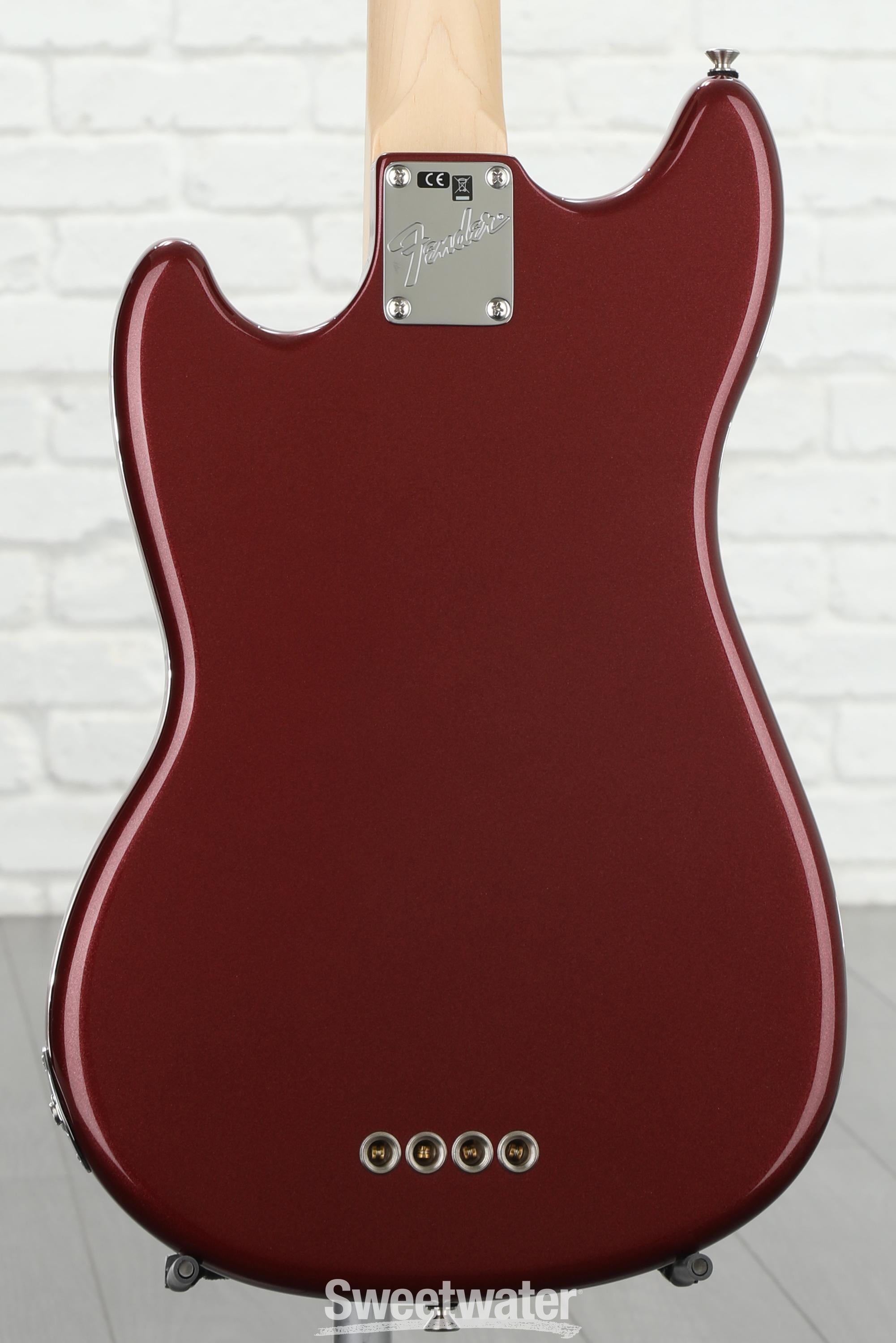 ベース Fender American Performer Mustang Bass Fender American Performer Mustang Bass - Arctic White with