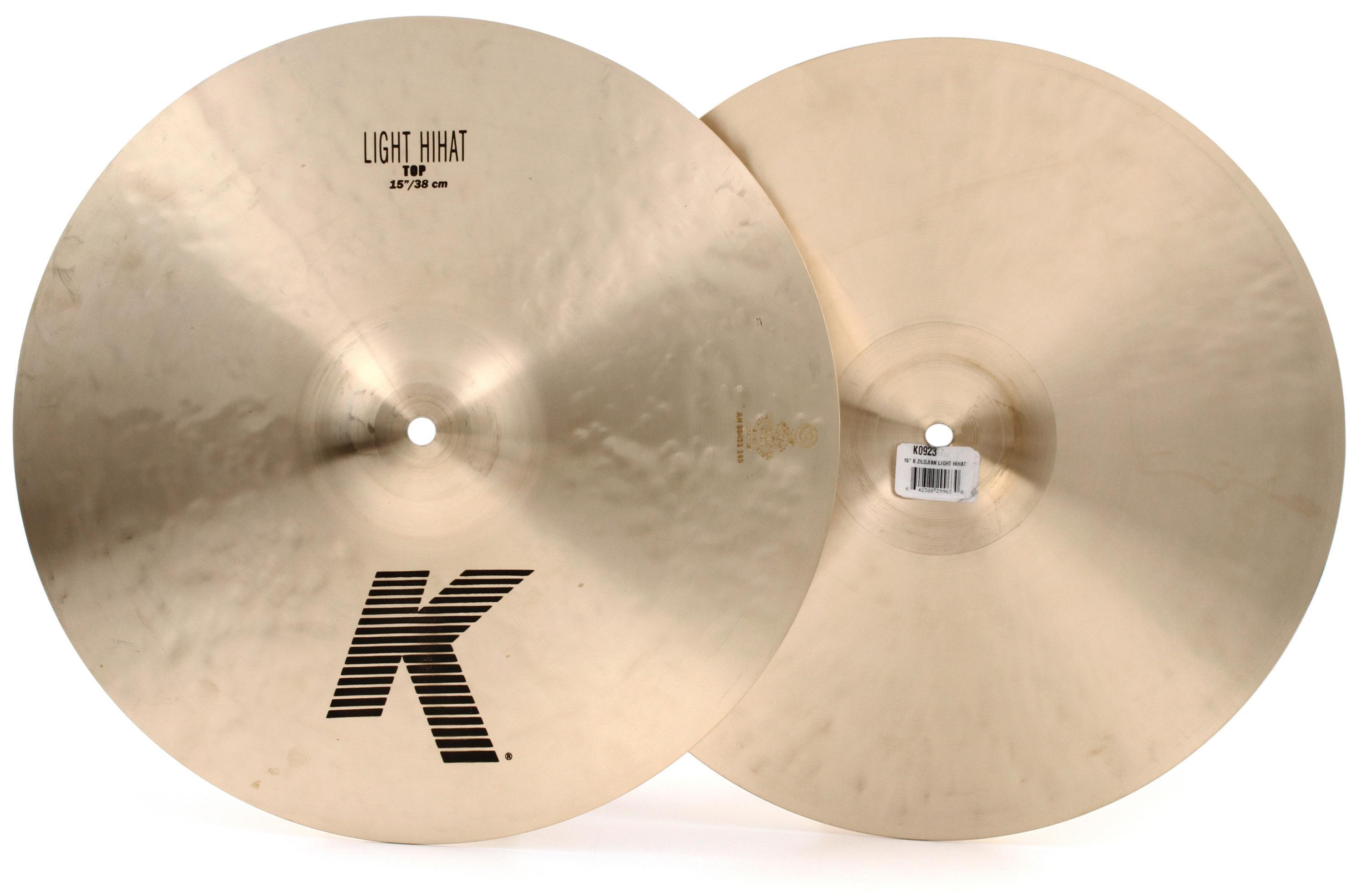 Zildjian 15 inch K Zildjian Light Hi-hat Cymbals