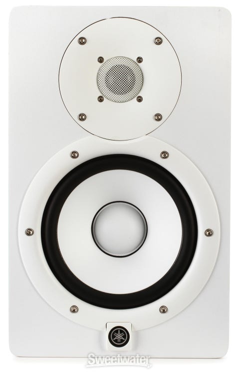 Yamaha HS7 6.5 inch Powered Studio Monitor Pair - White
