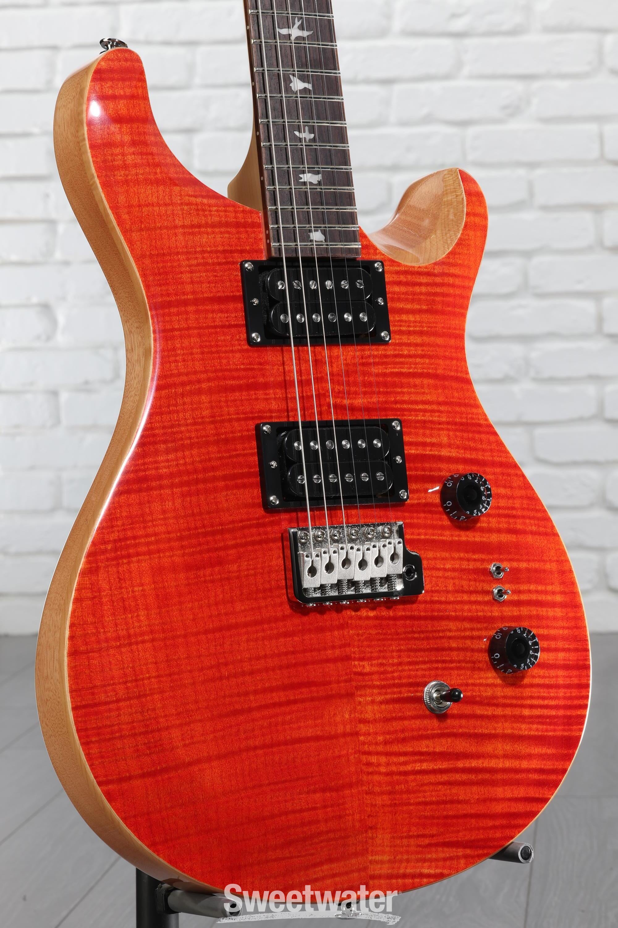 PRS SE Custom 24-08 Electric Guitar - Blood Orange | Sweetwater