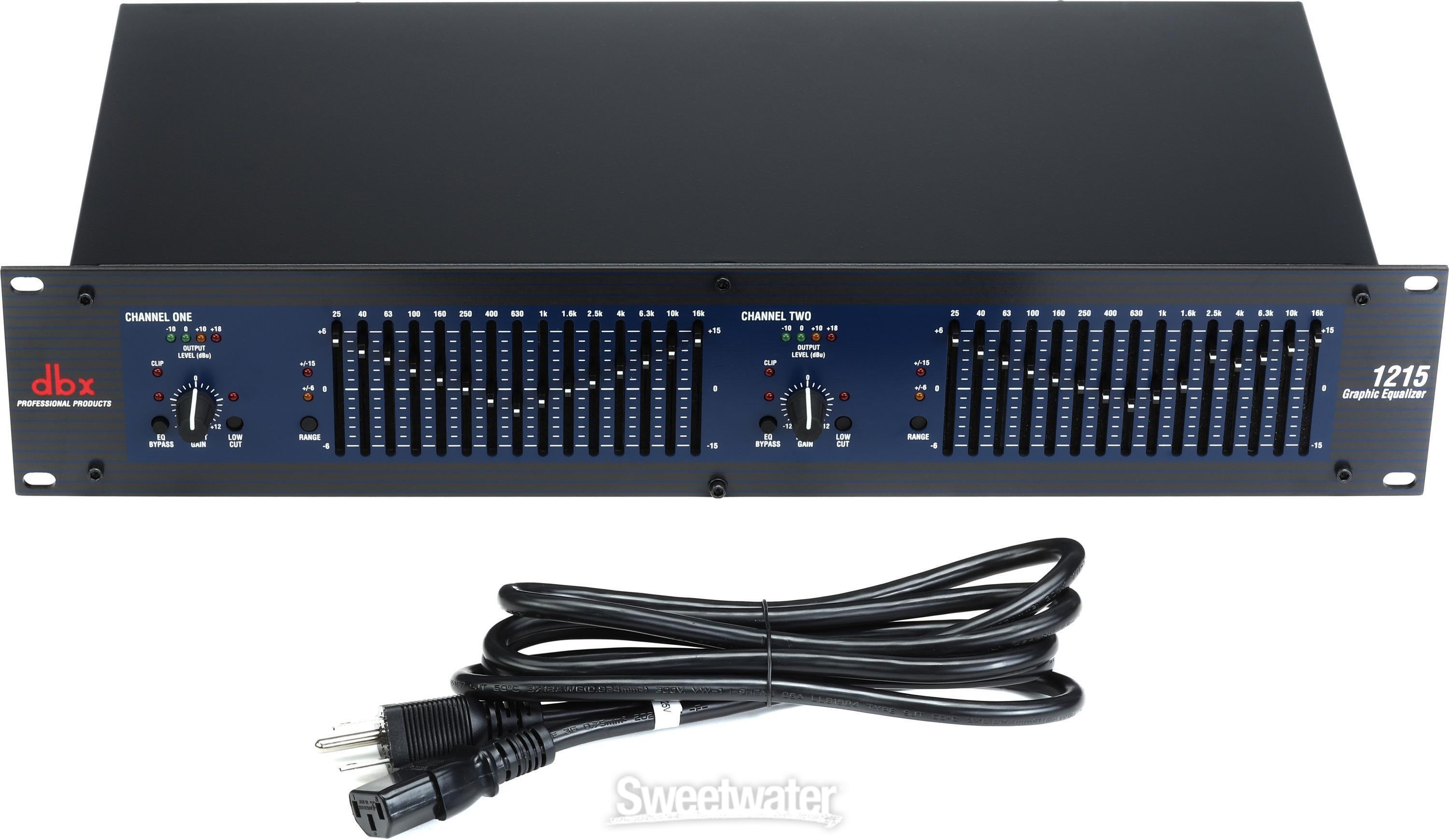 dbx 1215 Dual 15-band Graphic Equalizer | Sweetwater