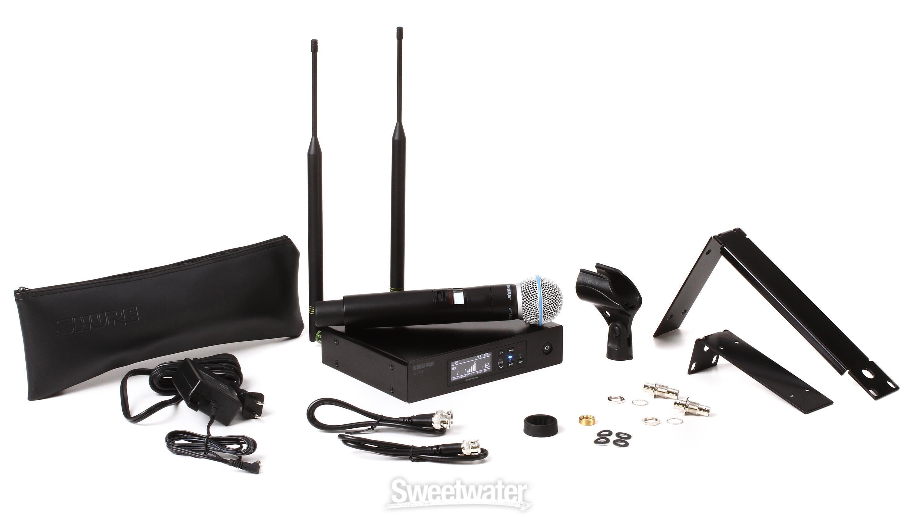 Shure QLXD24 B58 Digital Wireless Handheld Microphone System G50