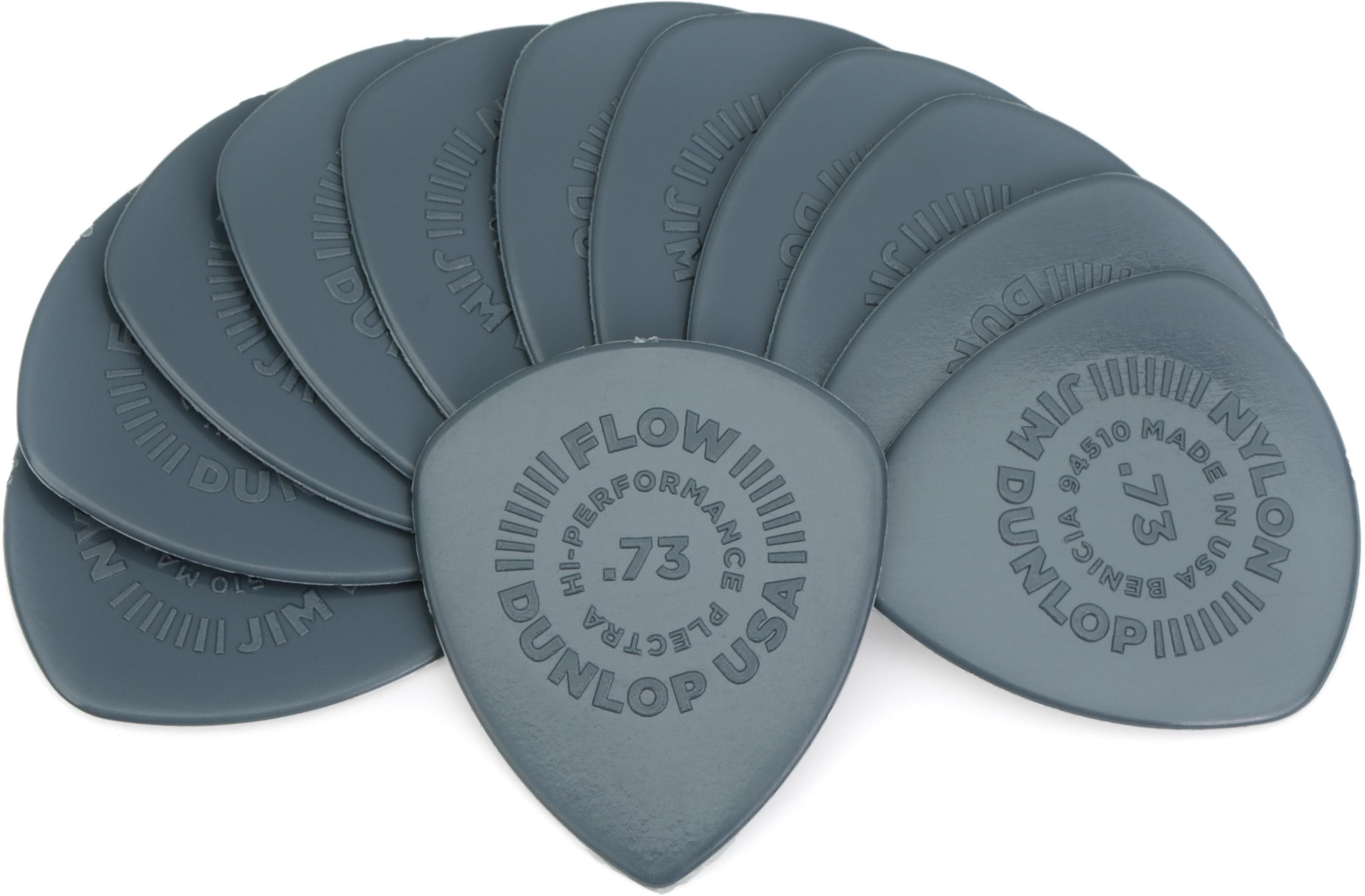 Photo of Dunlop 541P073 Nylon Flow Picks - .73mm (12-pack)