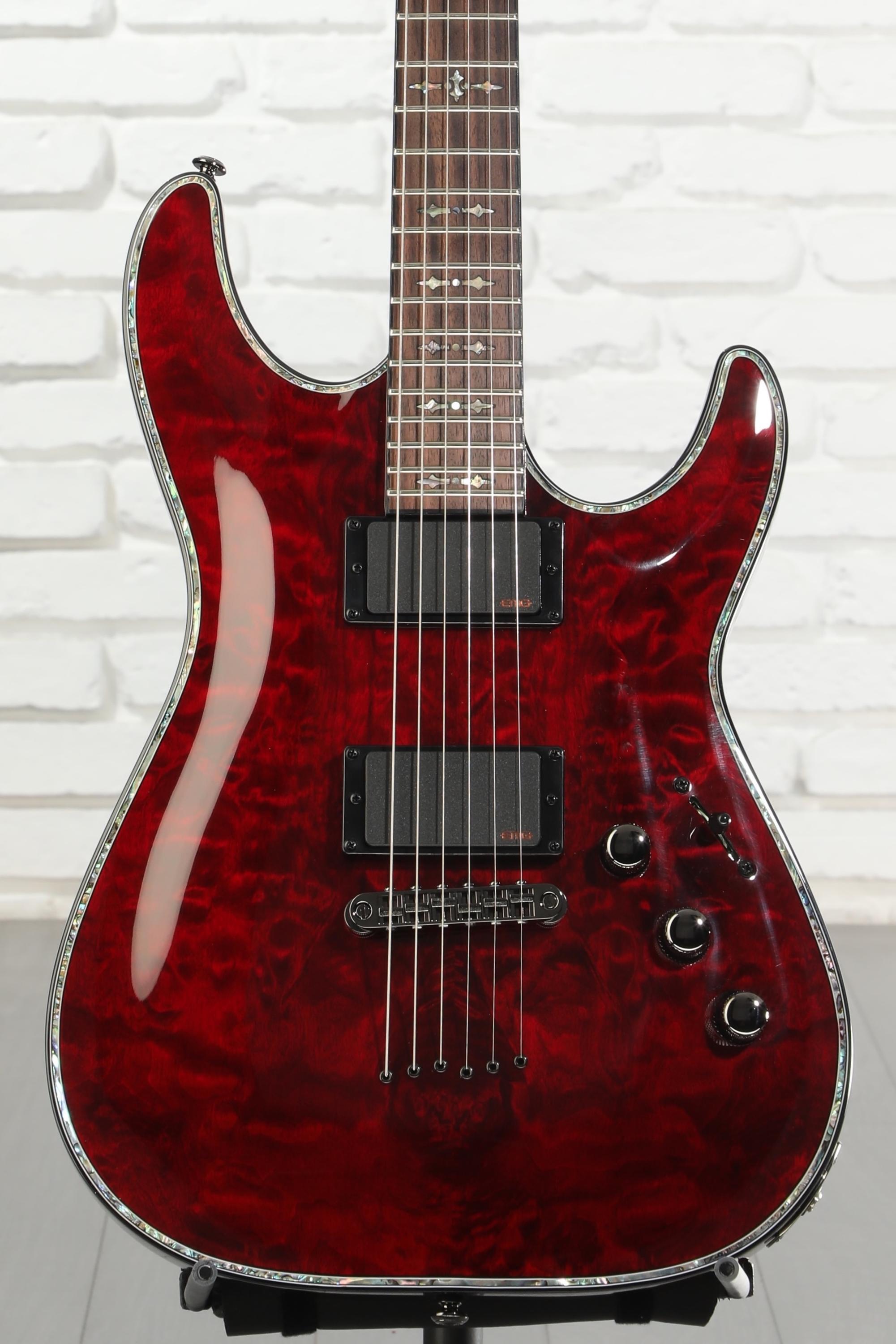 Schecter Hellraiser C-1 Electric Guitar - Black Cherry | Sweetwater