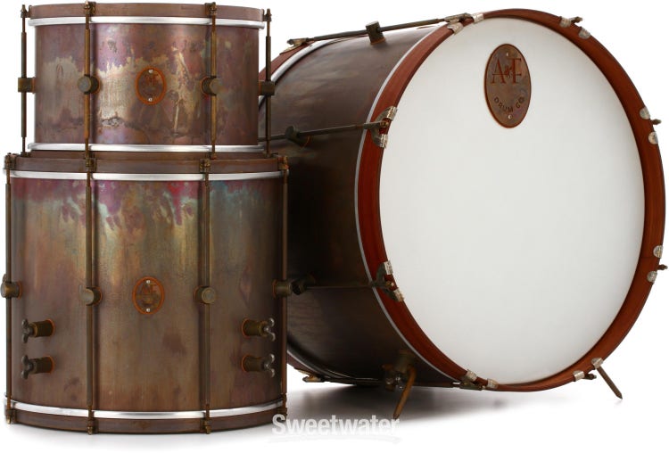 A&F Drum Company Copper 3-piece Shell Pack