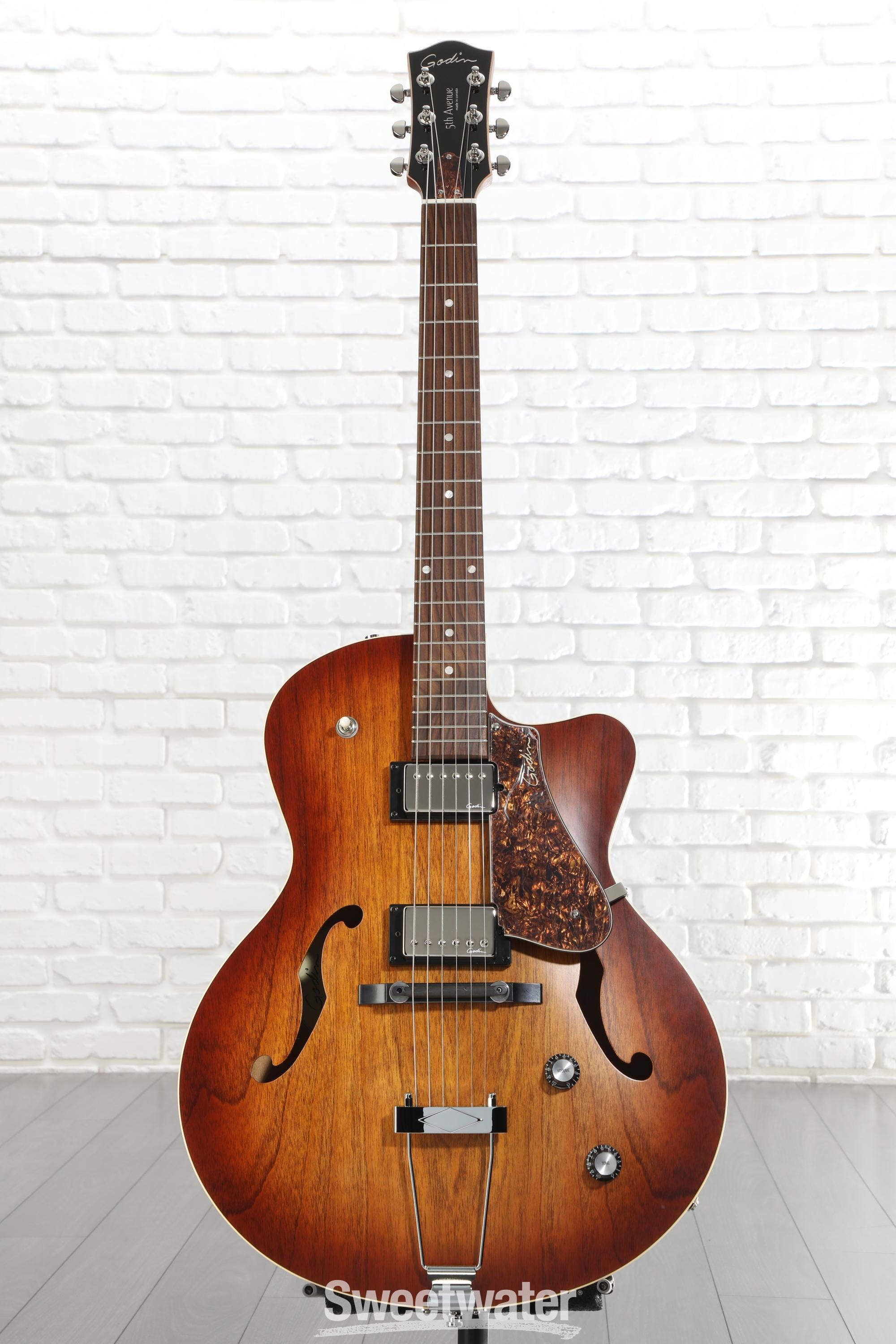 Godin 5th avenue KingpinⅡ cw Godin 5th Avenue CW Kingpin II HB Hollowbody Electric Guitar