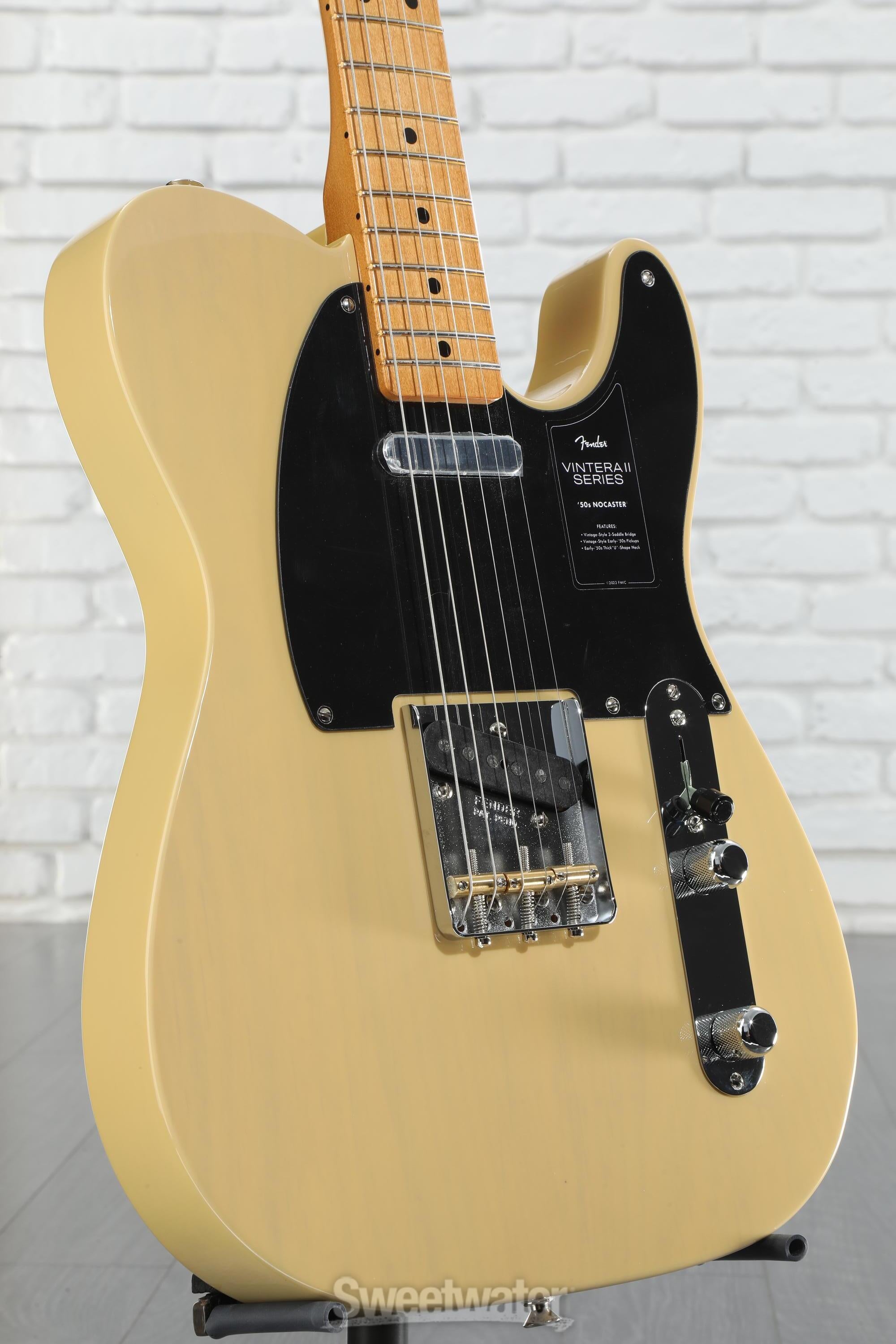 Fender Vintera Ⅱ Nocaster Telecaster Amazon.com: Fender Vintera II '50s Nocaster Electric Guitar