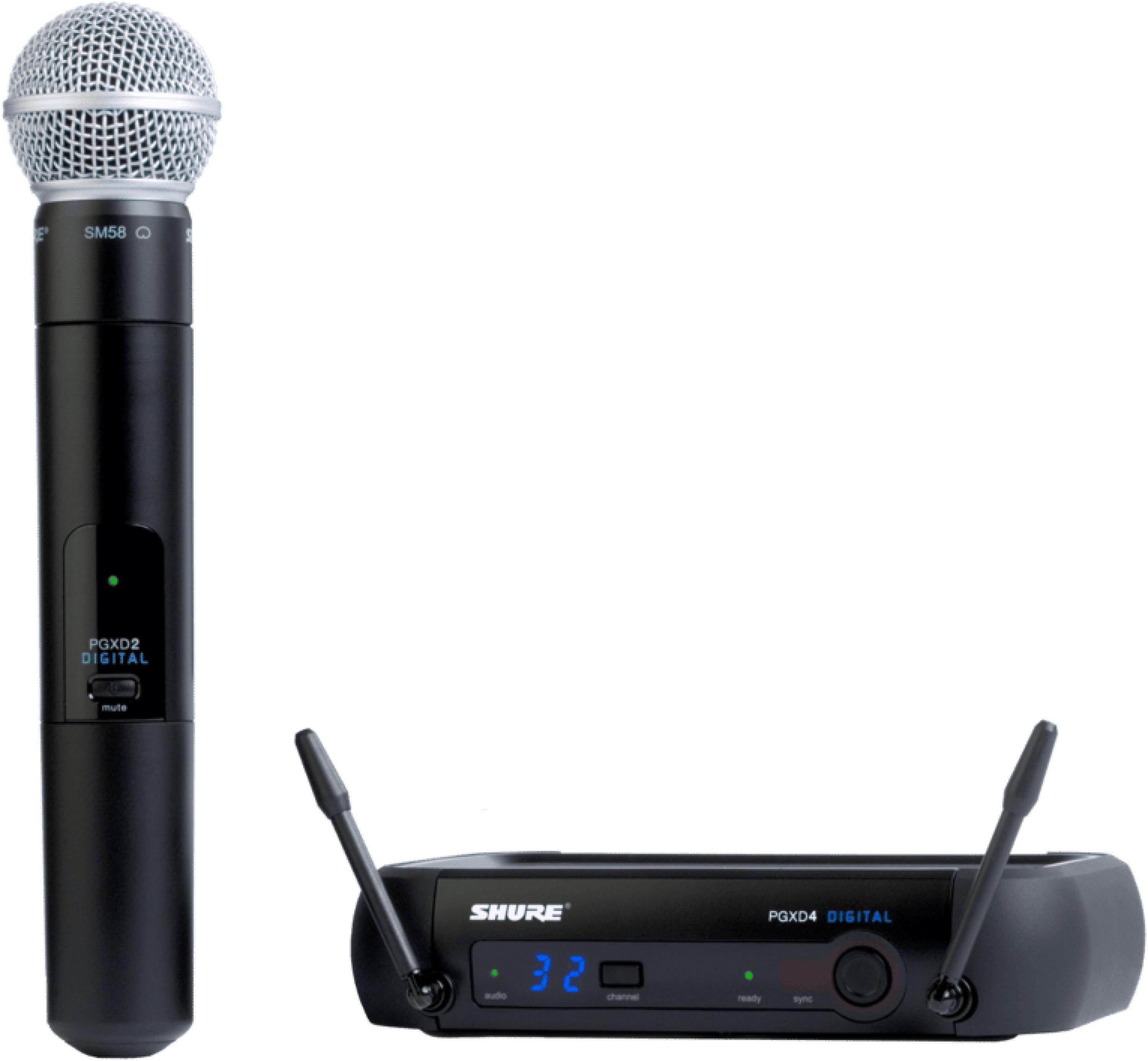 Shure PGXD24 SM58 Digital Wireless Handheld Microphone System