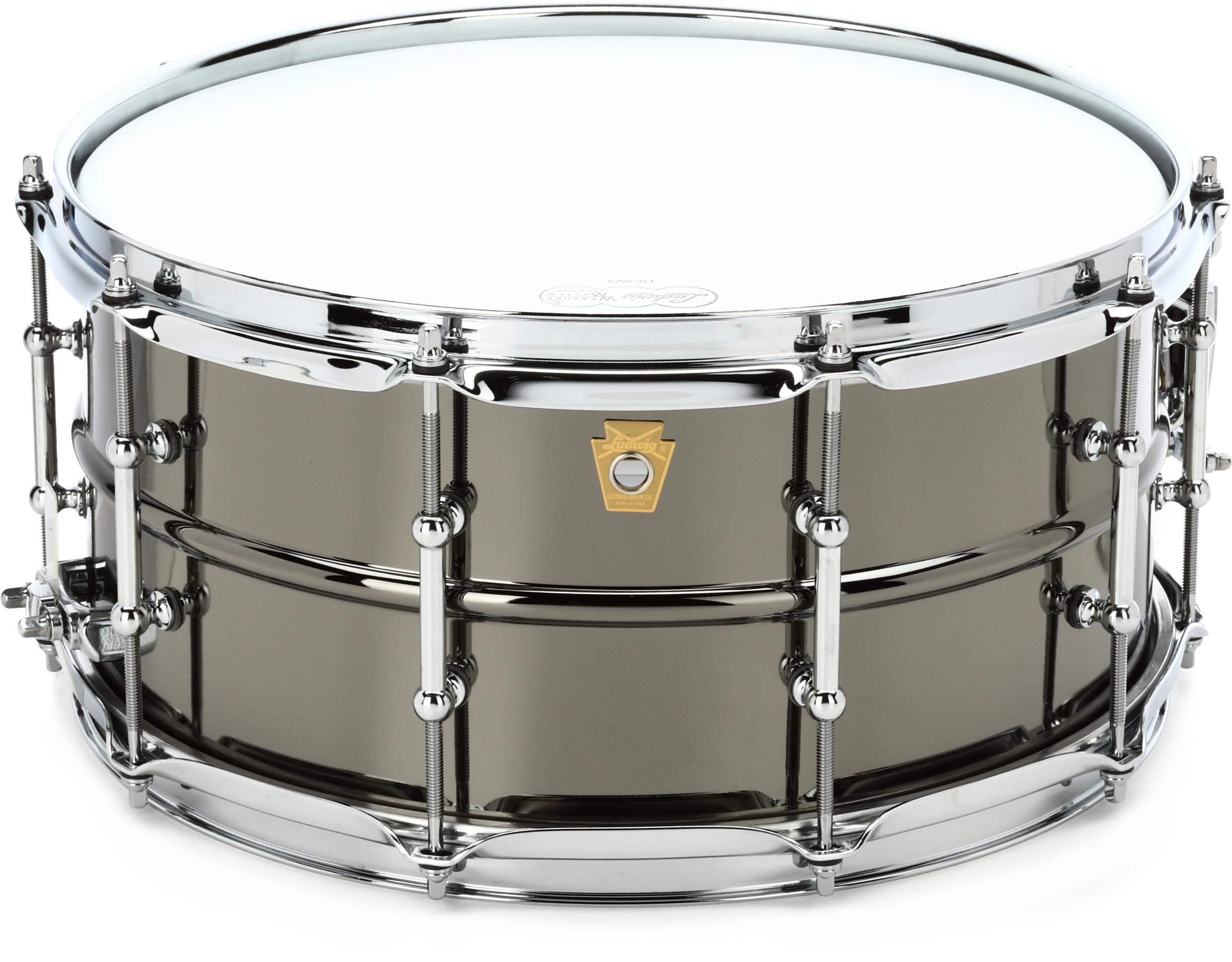 Ludwig Black Beauty Snare Drum - 6.5 x 14 inch - Black Nickel with Tube Lugs