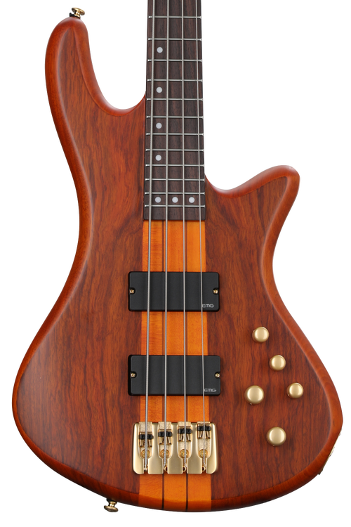 【美品！】 SCHECTER STILETTO - 4 SESSION ベース Schecter Session Stiletto Bass Guitar - Aged Natural Satin