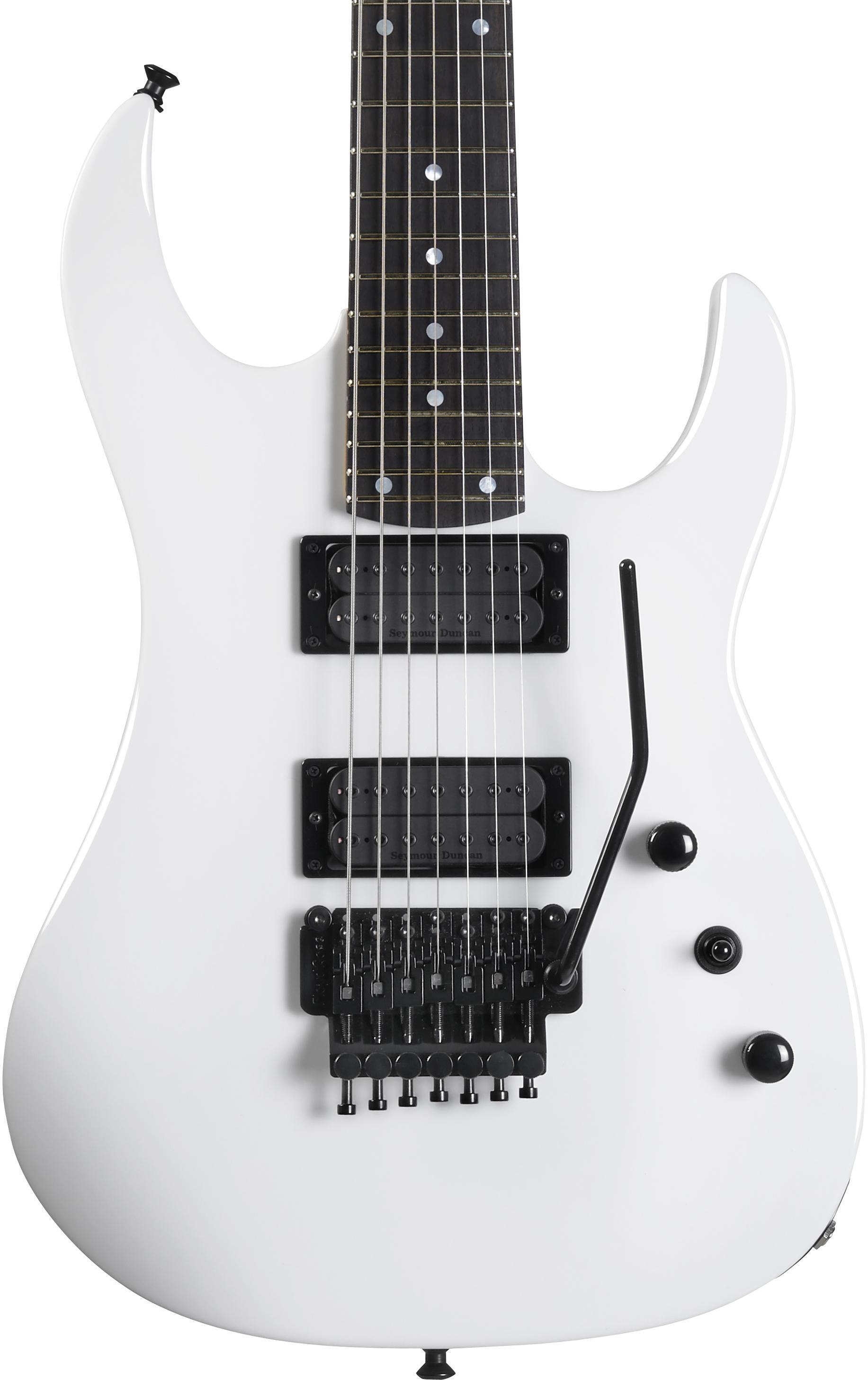 B.C. Rich USA Handcrafted ST247 7-string Electric Guitar - White 