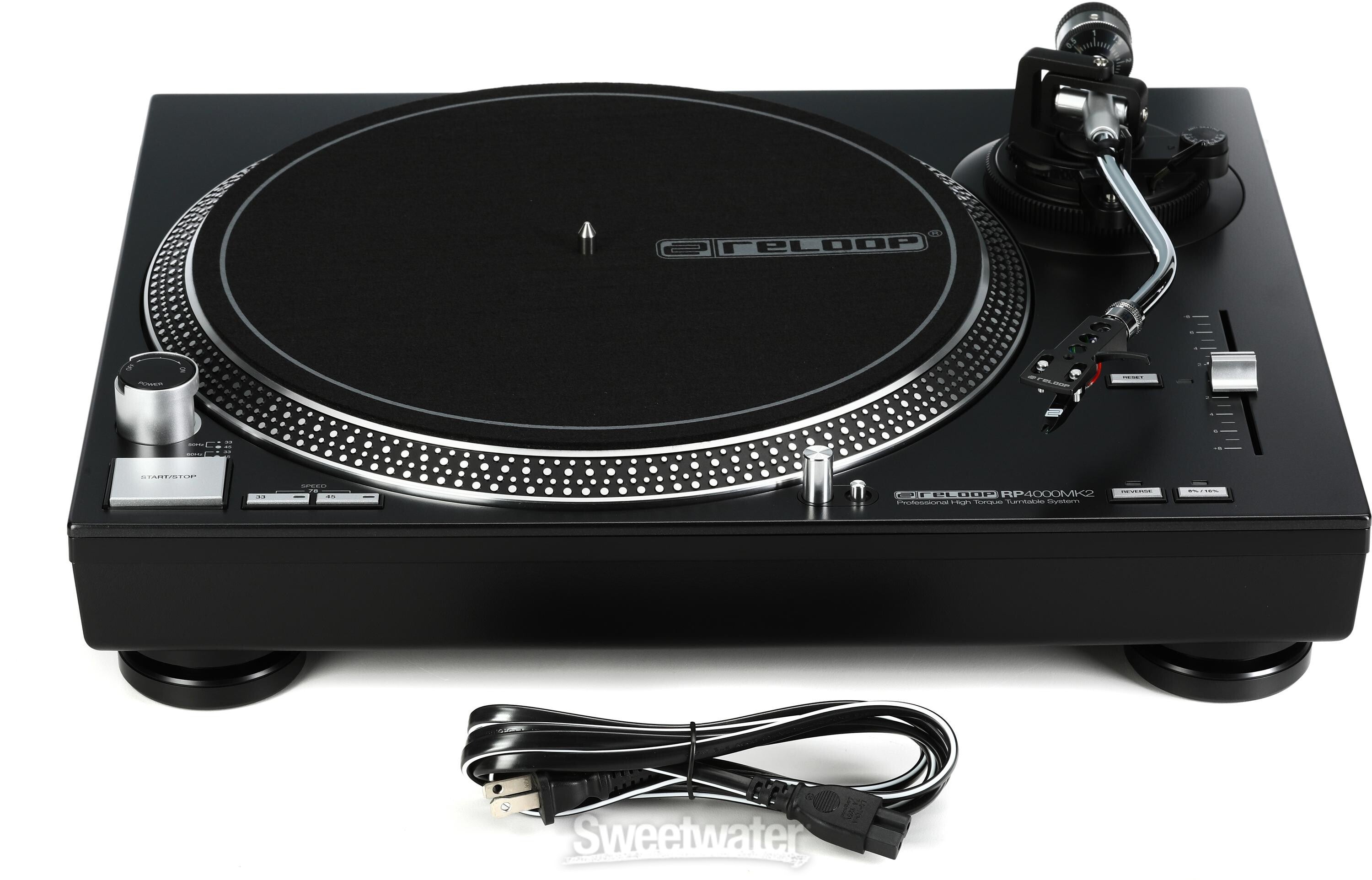 Reloop RP 4000 mk2 Direct Drive Turntable Sweetwater