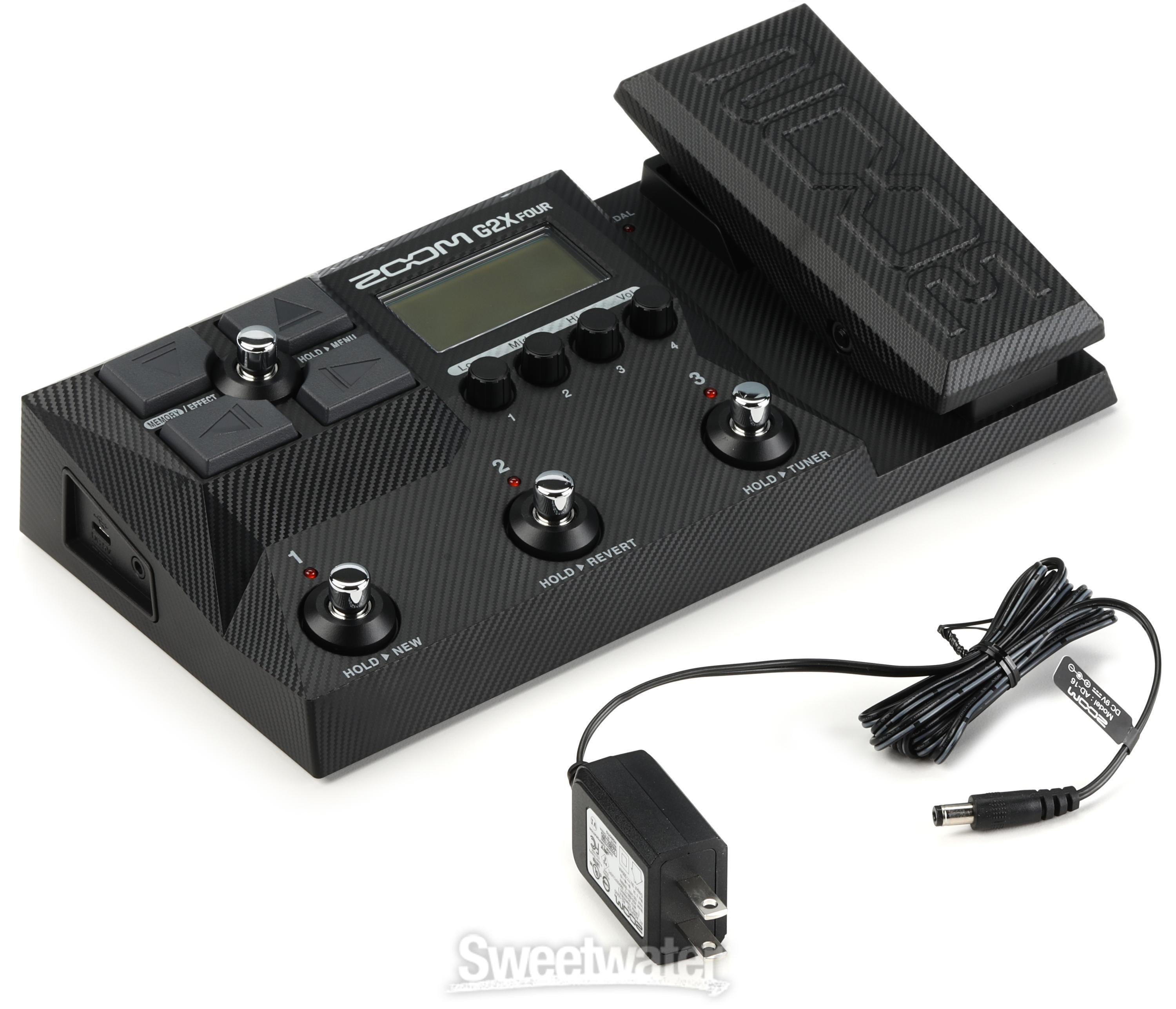 Zoom G2X Four Multi-effects Processor with Expression Pedal | Sweetwater