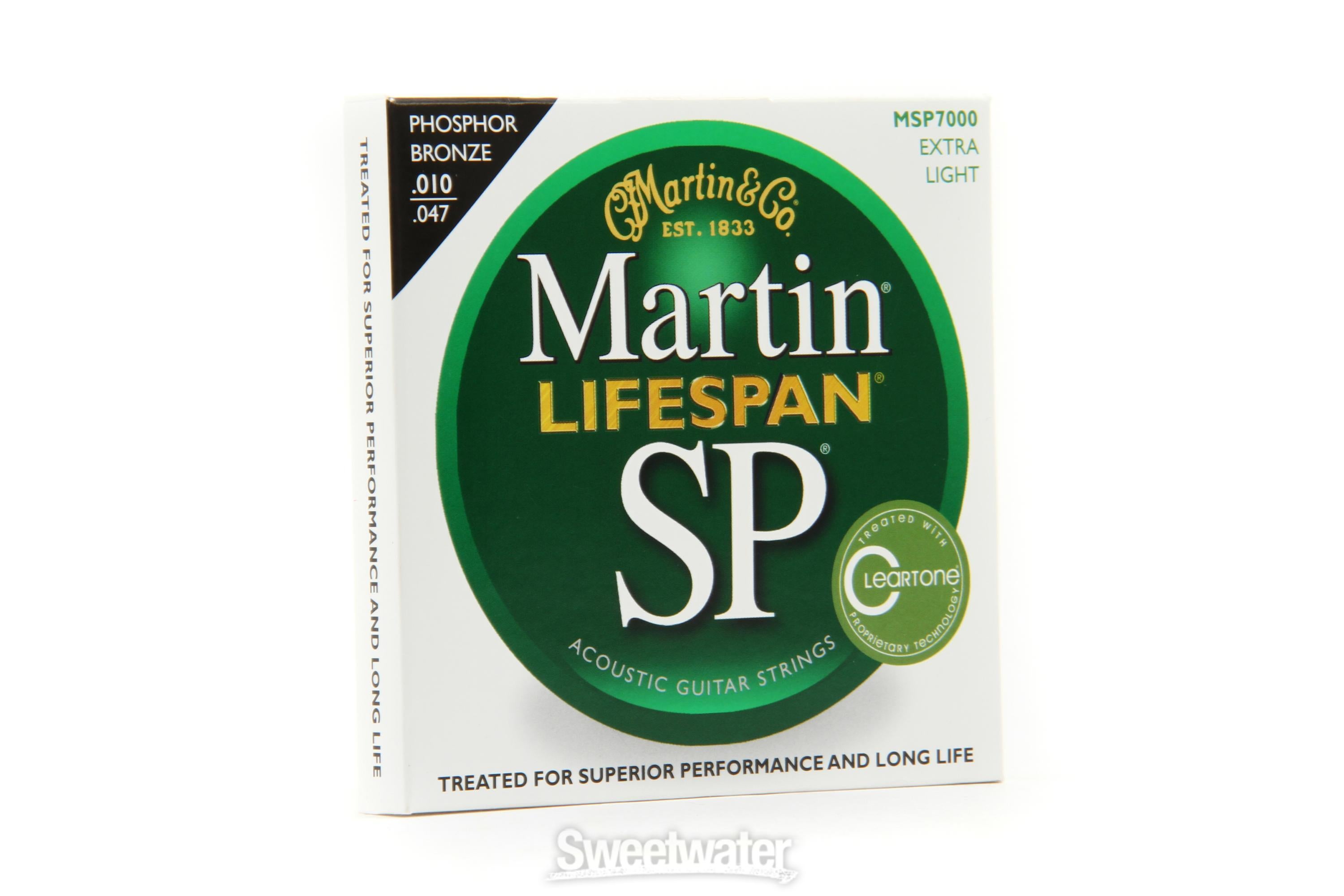 Martin MSP7000 SP Lifespan 92 8 Phosphor Bronze Extra Light