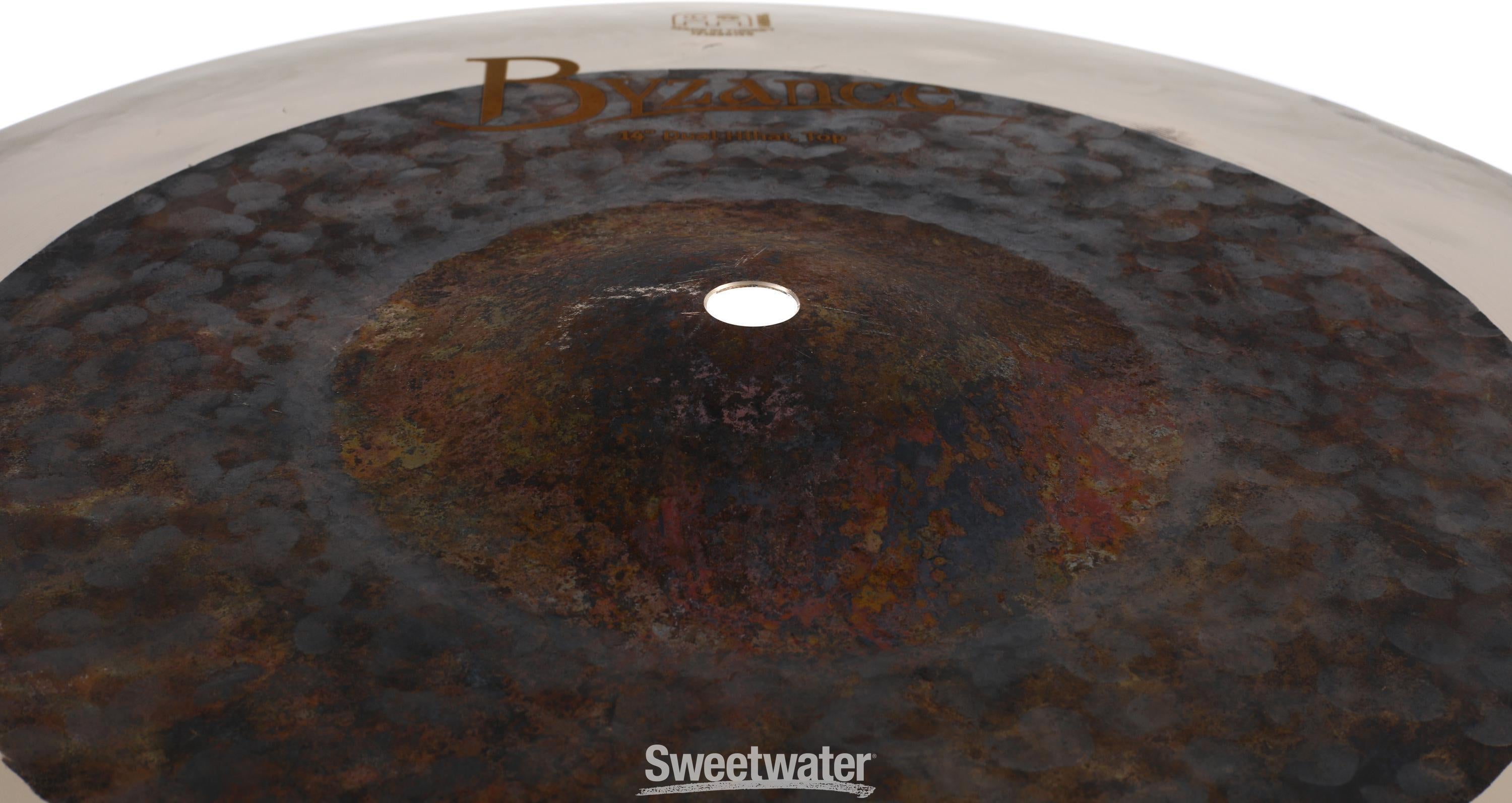Meinl Cymbals 14 inch Byzance Dual Hi-hat Cymbals | Sweetwater