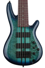 Photo of Ibanez Adam Nitti Signature Premium ANB306 Bass Guitar - Blue Burst