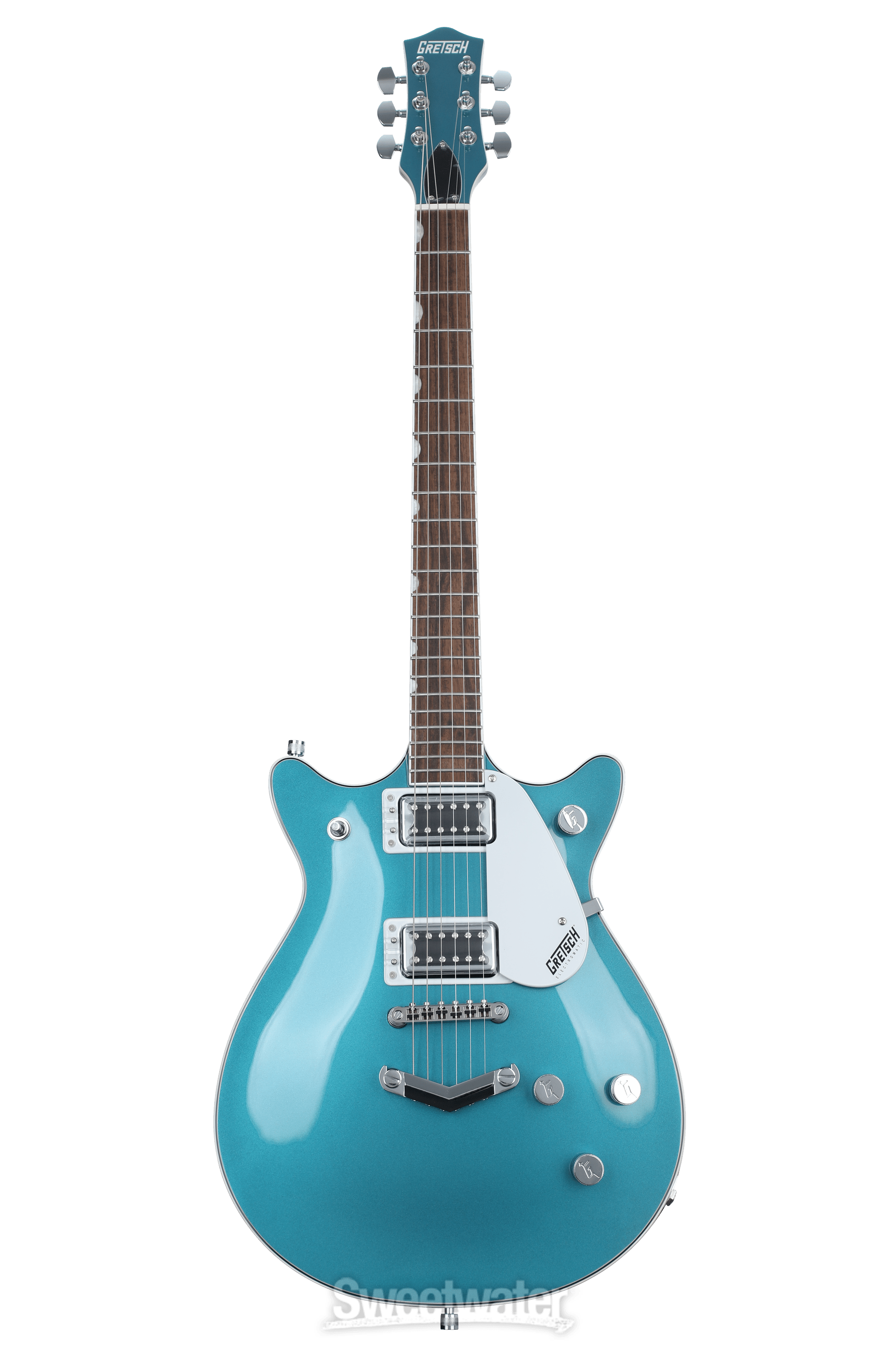 Gretsch G5222 Electromatic Double Jet BT Electric Guitar - Ocean Turquiose  | Sweetwater