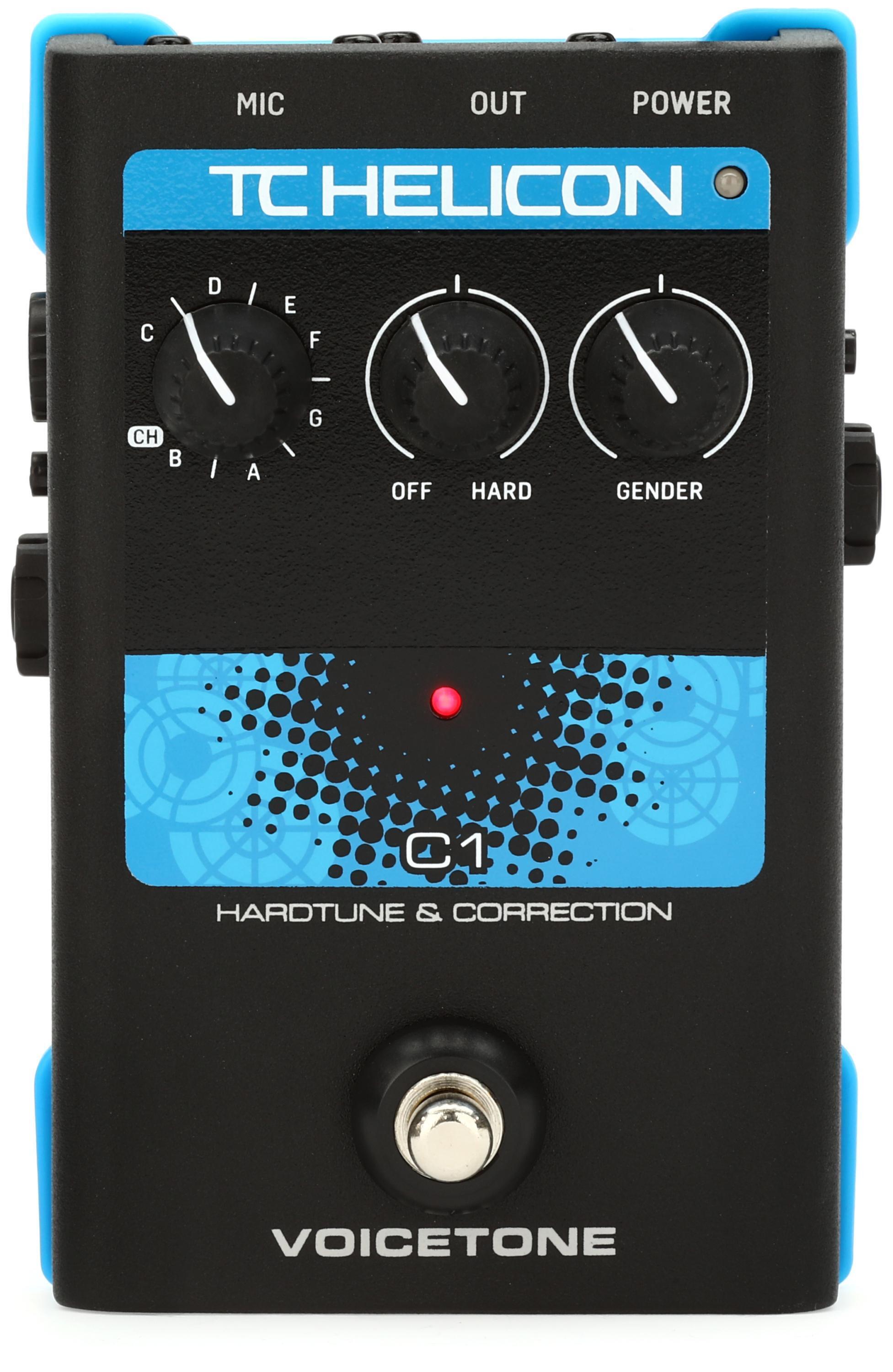 TC-Helicon VoiceTone C1 Hardtune and Pitch Correction Pedal 