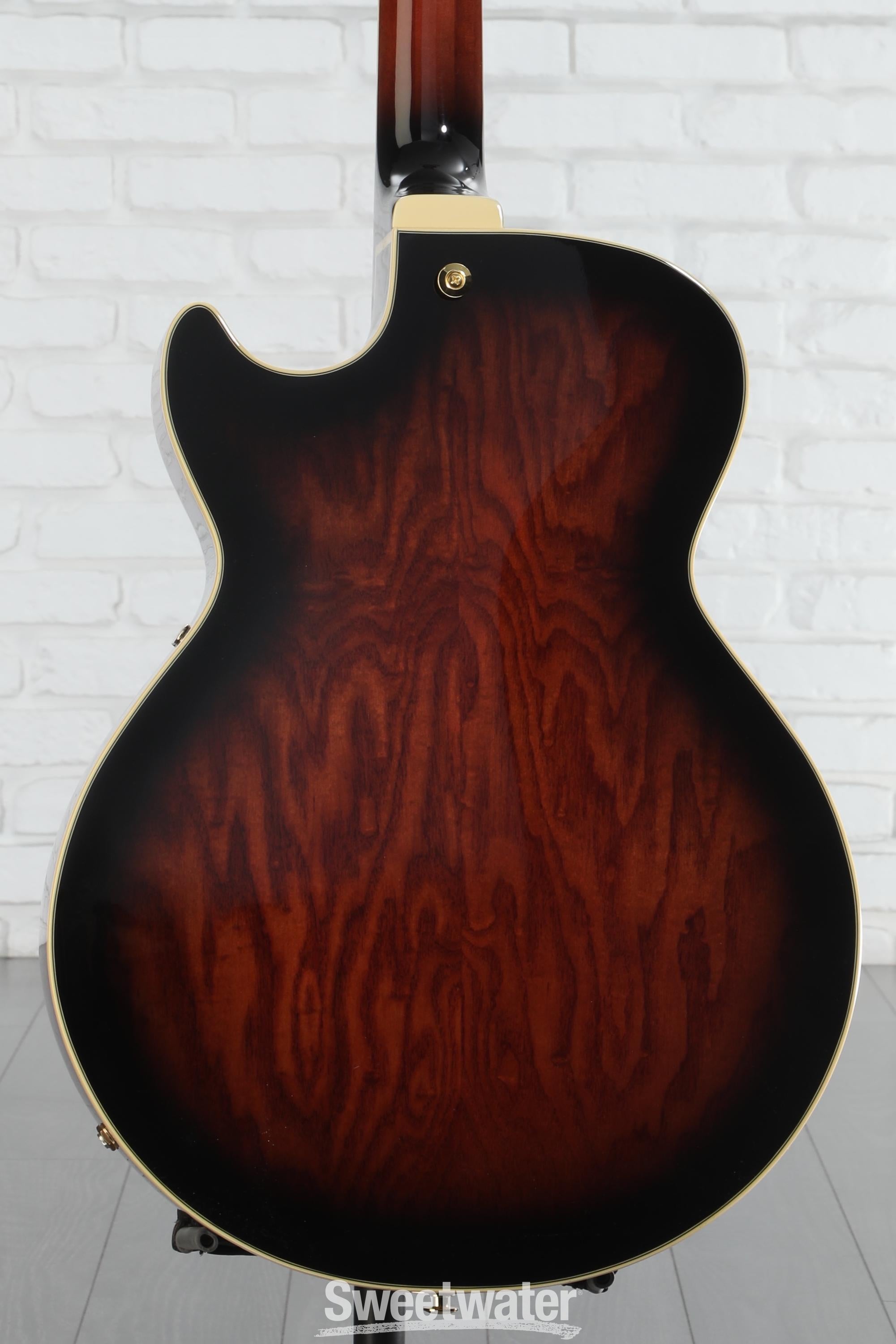 エナプ　45枚 Amazon.com: Ibanez Artcore Expressionist AG95QA - Dark Brown