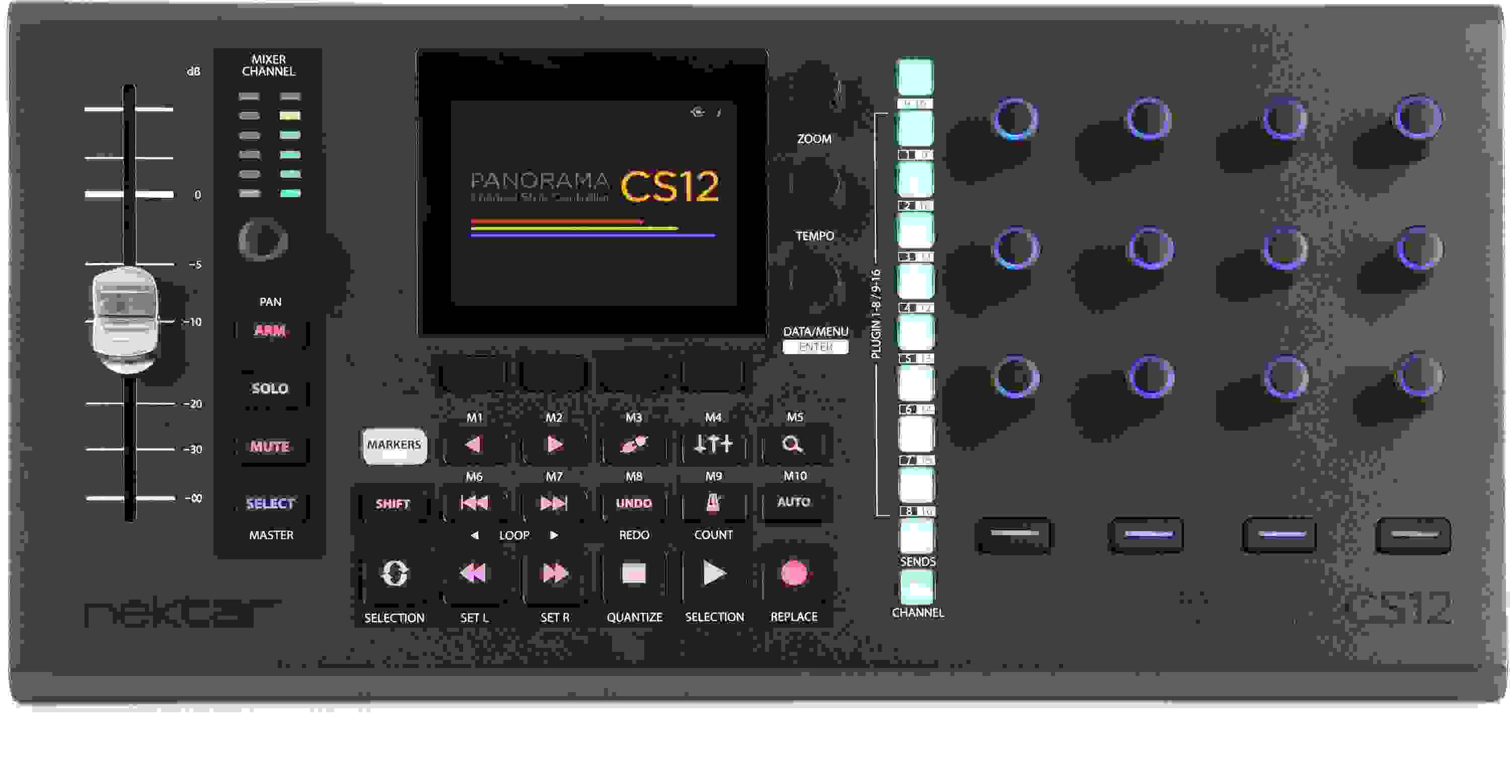 Nektar Panorama CS12 Channel Strip and DAW Plugin Controller Sweetwater