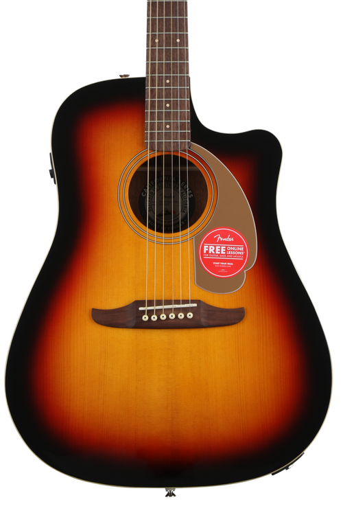 Fender Redondo Player Acoustic-Electric Guitar - Sunburst | Sweetwater