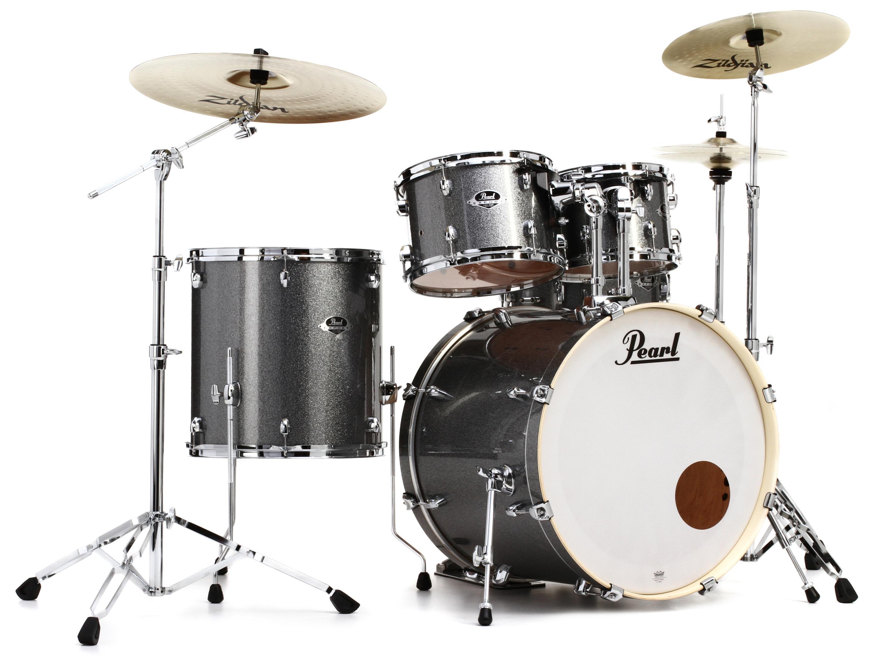 Pearl Export EXX725SZ/C 5-piece Drum Set with Zildjian Cymbals and 