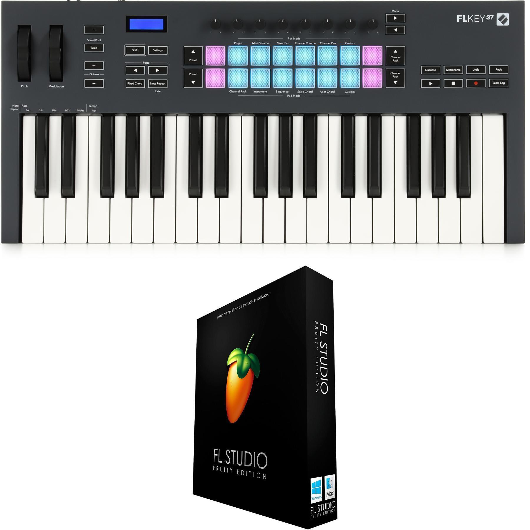 Novation FLkey 37 and FL Studio Fruity Edition Bundle | Sweetwater