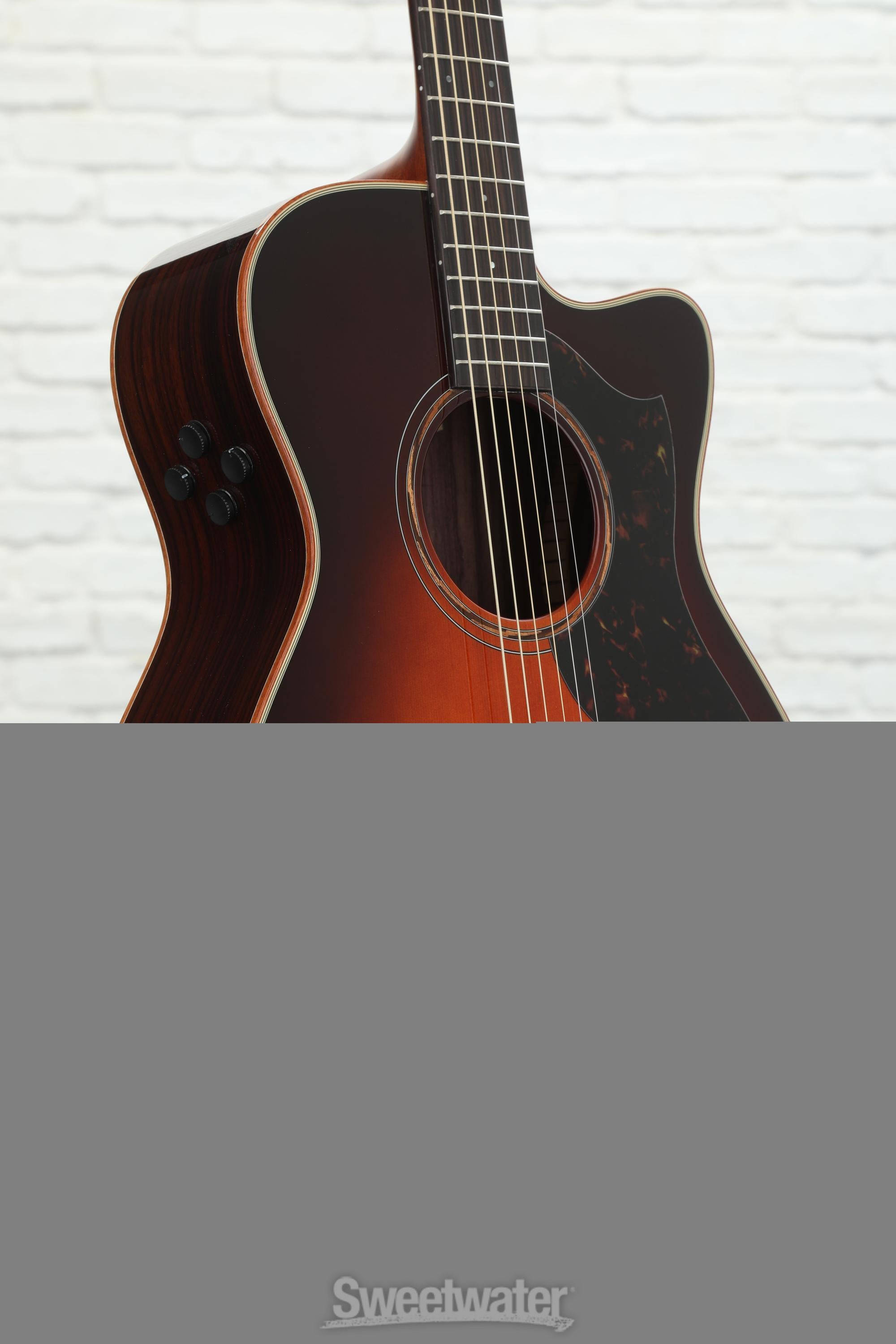 Yamaha AC3R ARE Concert Cutaway Acoustic-electric Guitar - Tobacco