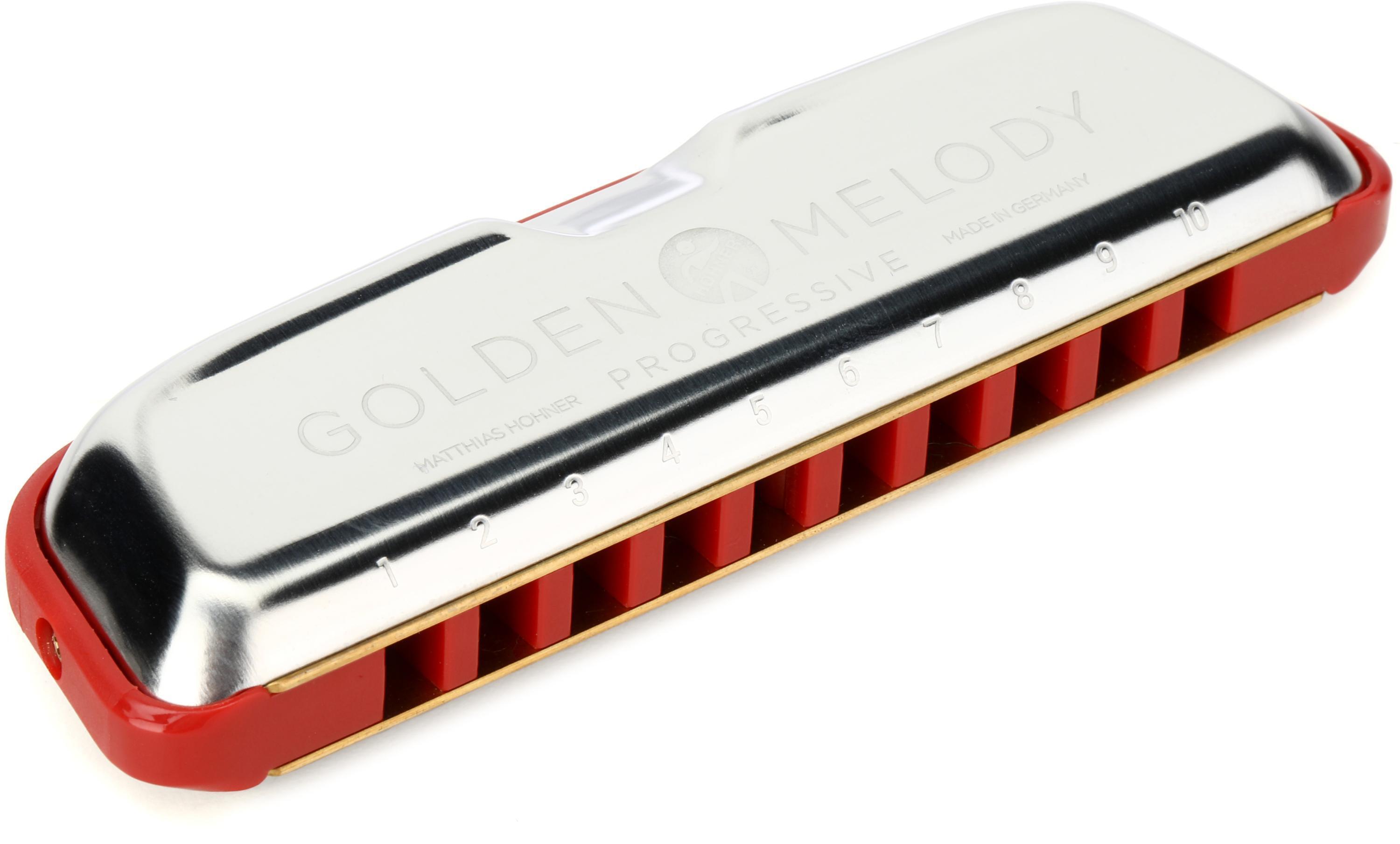 Hohner Golden Melody Harmonica - Key of B-flat, V2 | Sweetwater