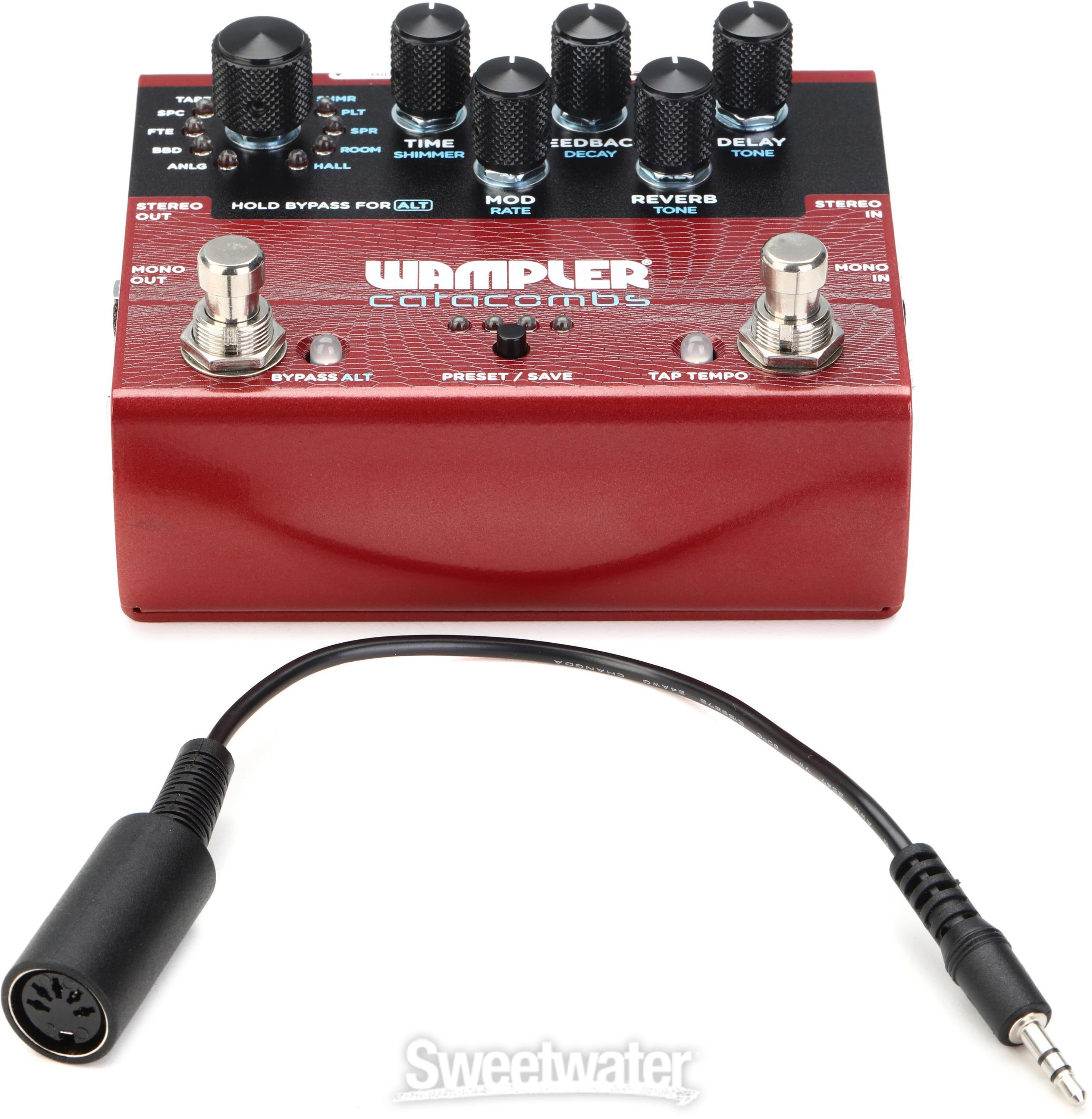 Wampler Catacombs Reverb and Delay Pedal | Sweetwater