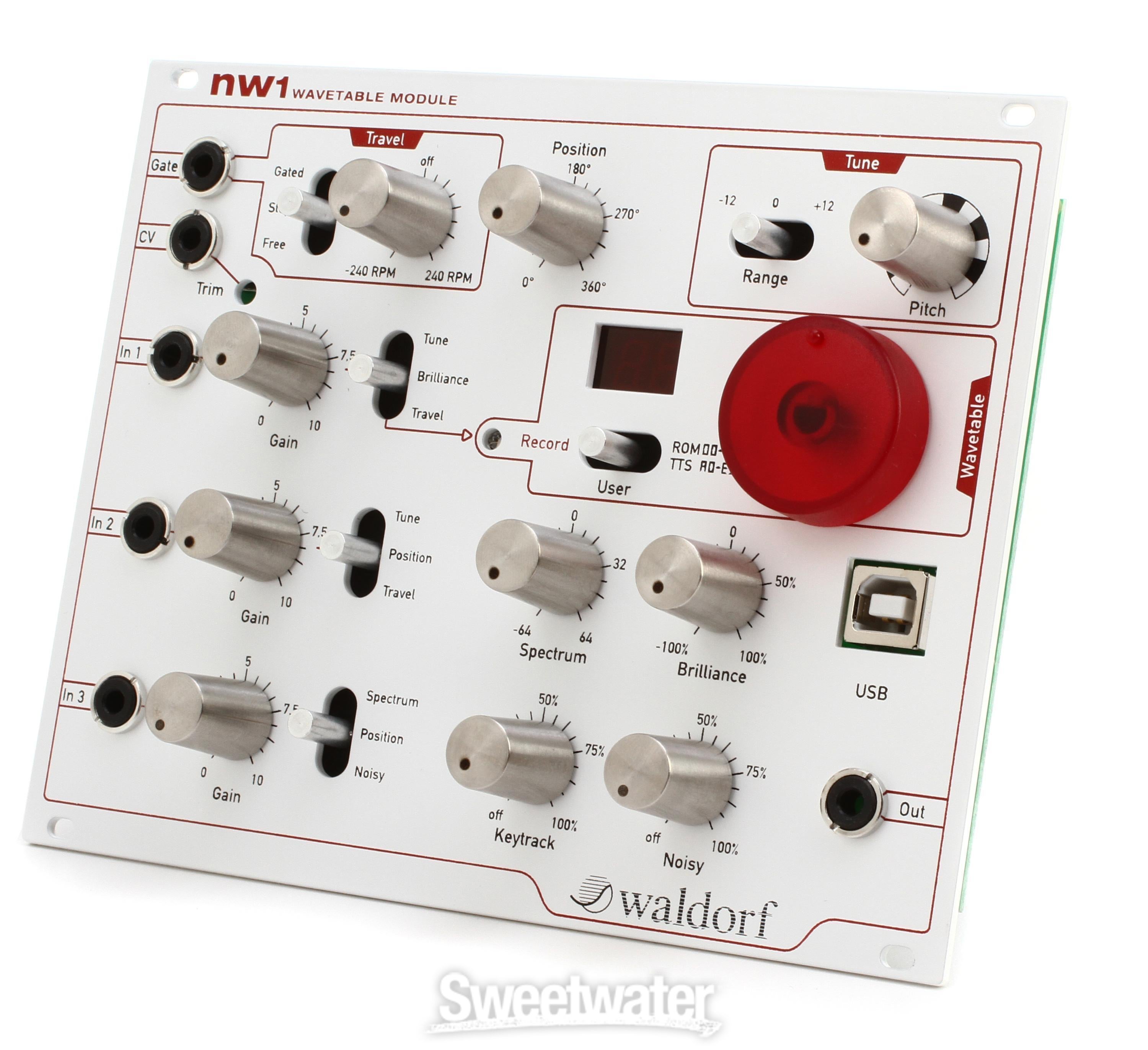 Waldorf nw1 Eurorack Wavetable Module | Sweetwater