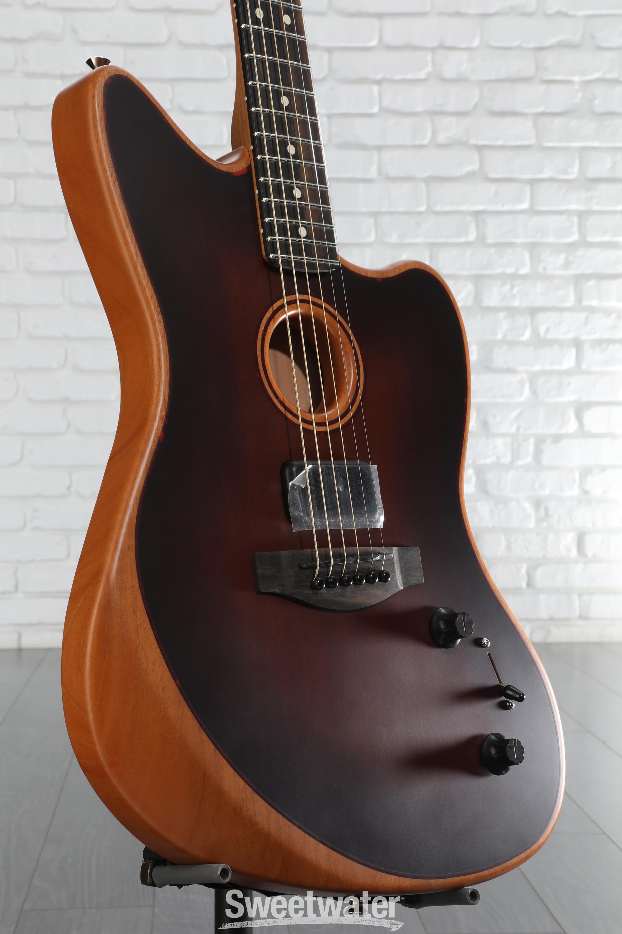 ギター Fender AMERICAN ACOUSTASONIC JAZZMASTER Amazon.com: Fender American Acoustasonic Jazzmaster Acoustic