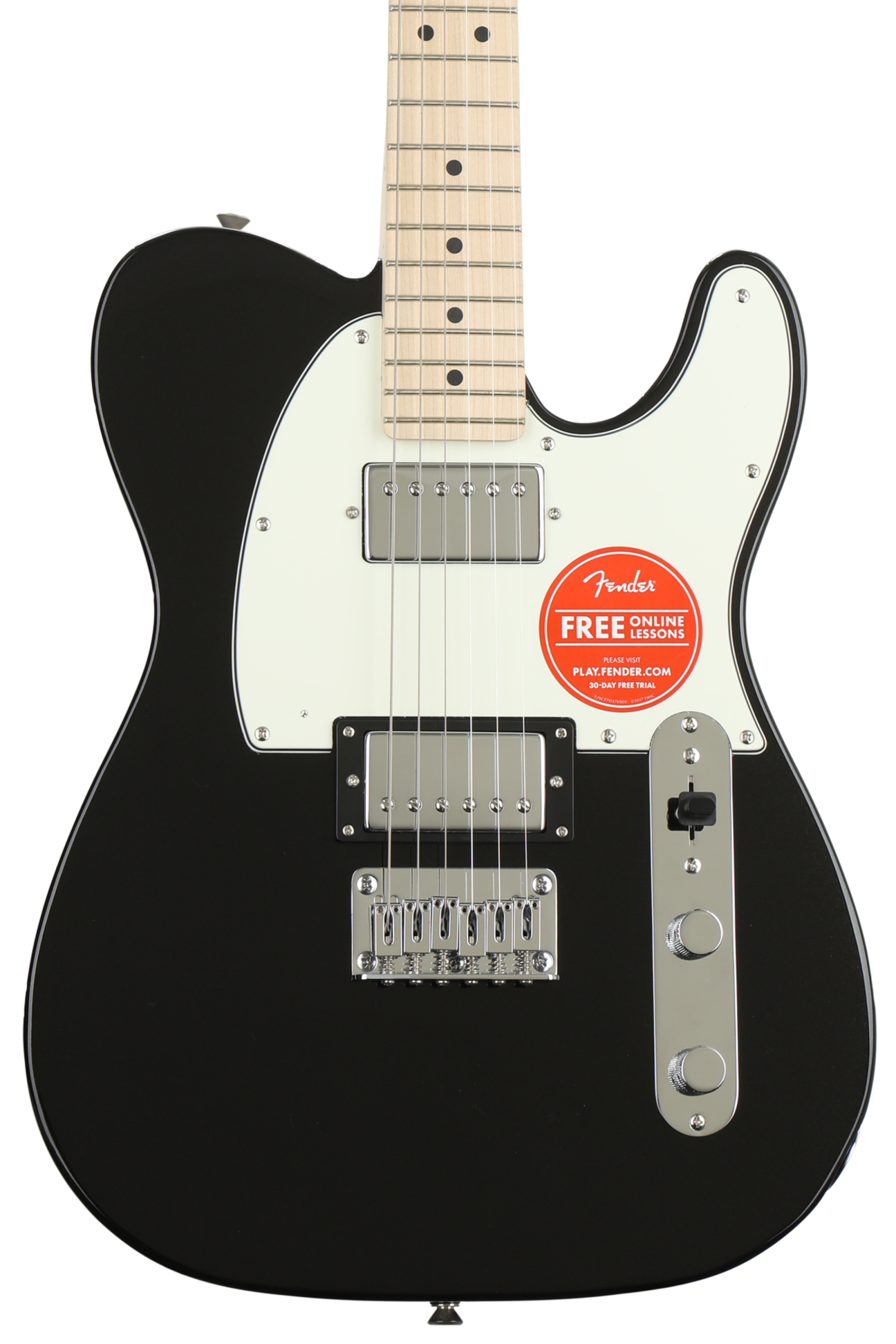 Squier Contemporary Telecaster HH - Black Metallic | Sweetwater