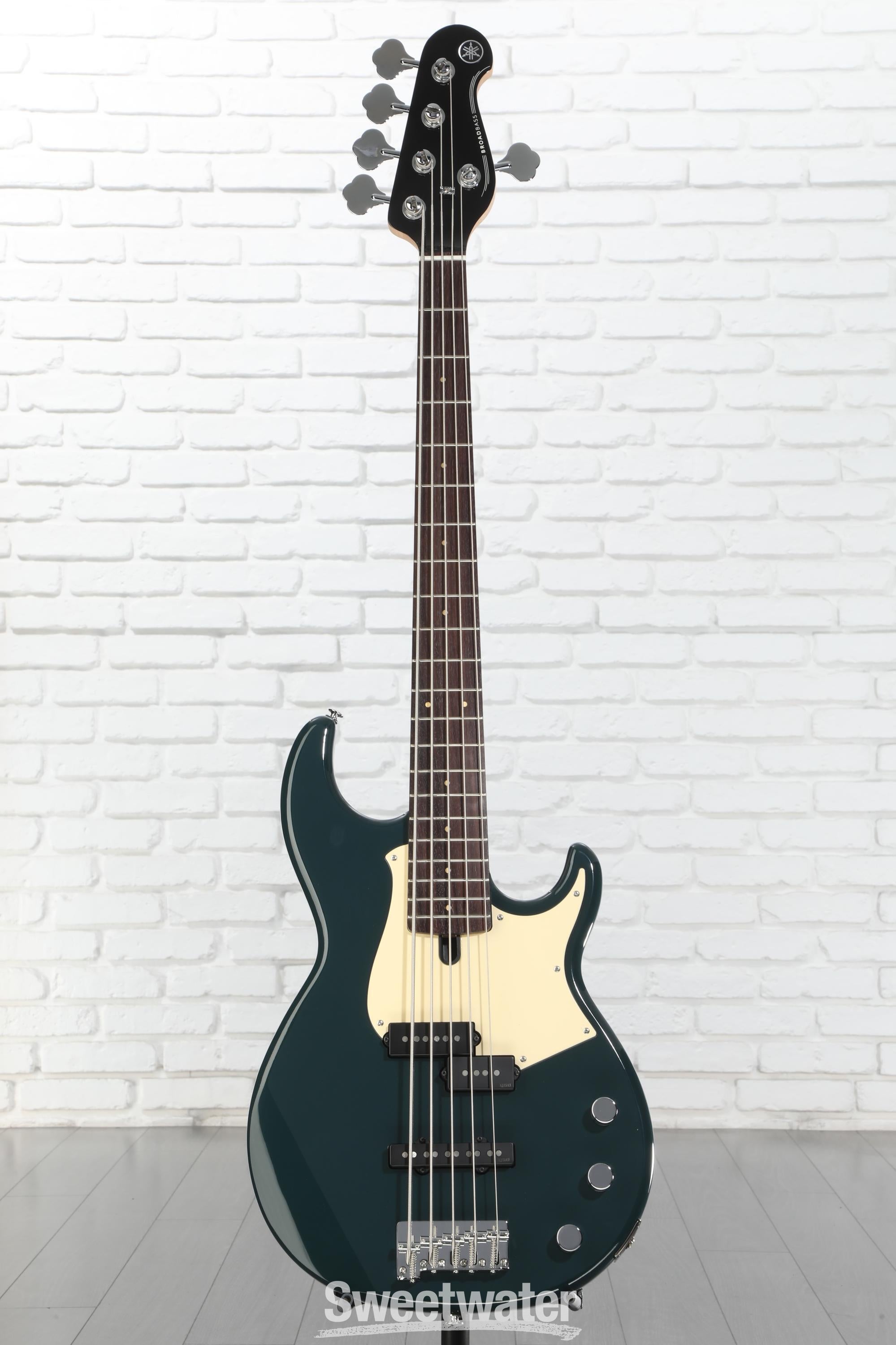 Yamaha BB435 5-string Bass Guitar - Teal Blue | Sweetwater