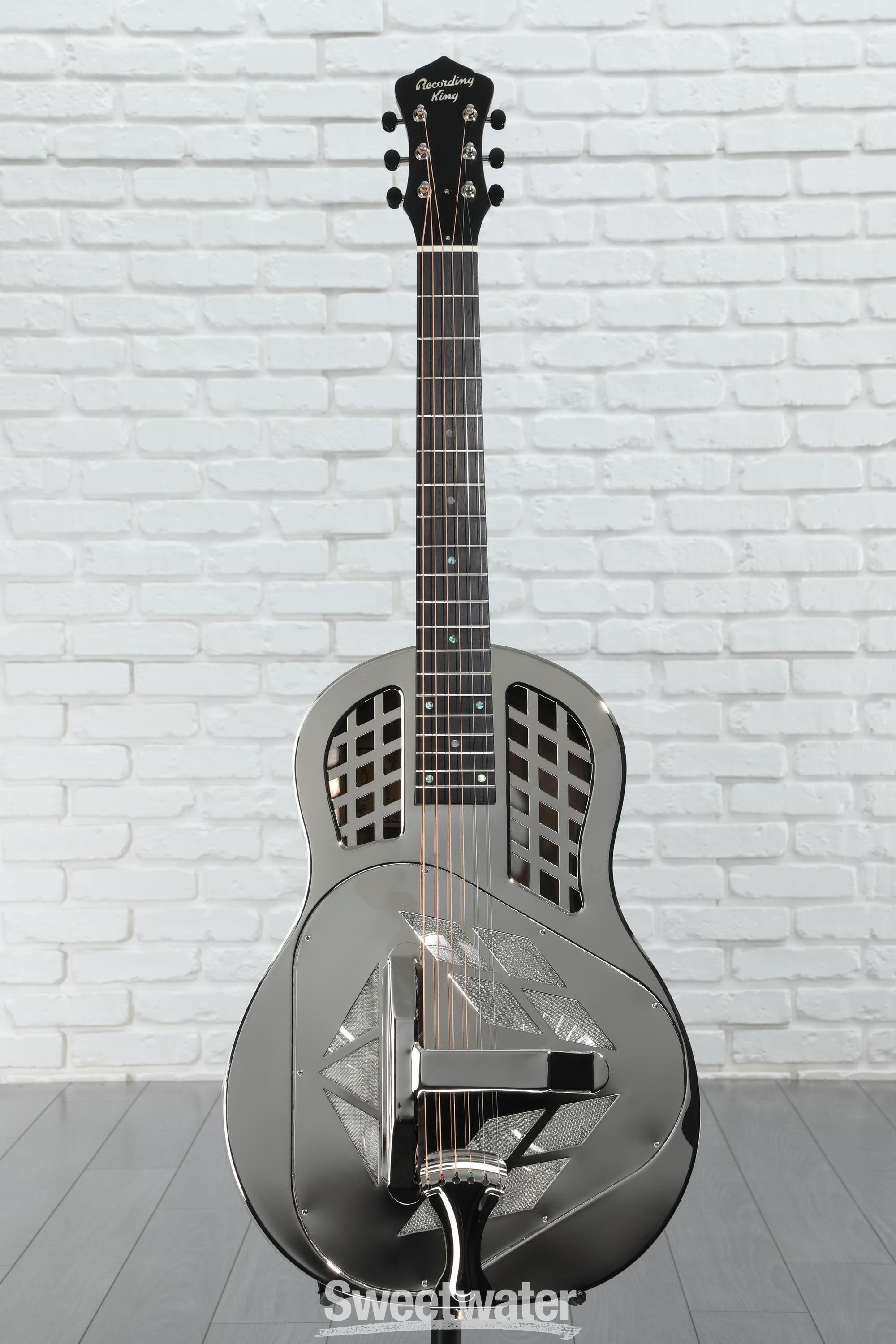 PhontoGenicギター Recording King Tricone Resonator Guitar - Roundneck | Sweetwater